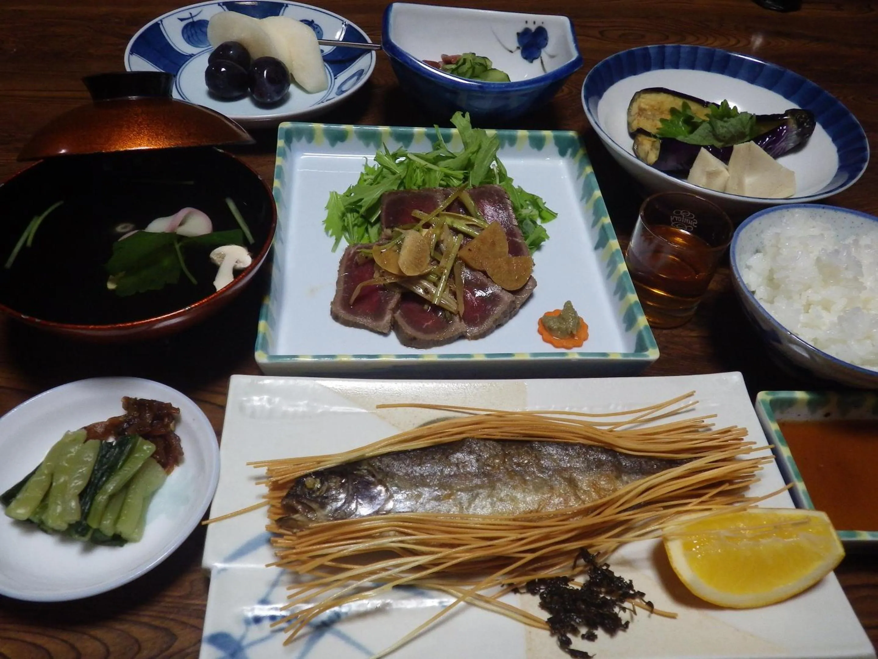 Food in Nakaya Ryokan