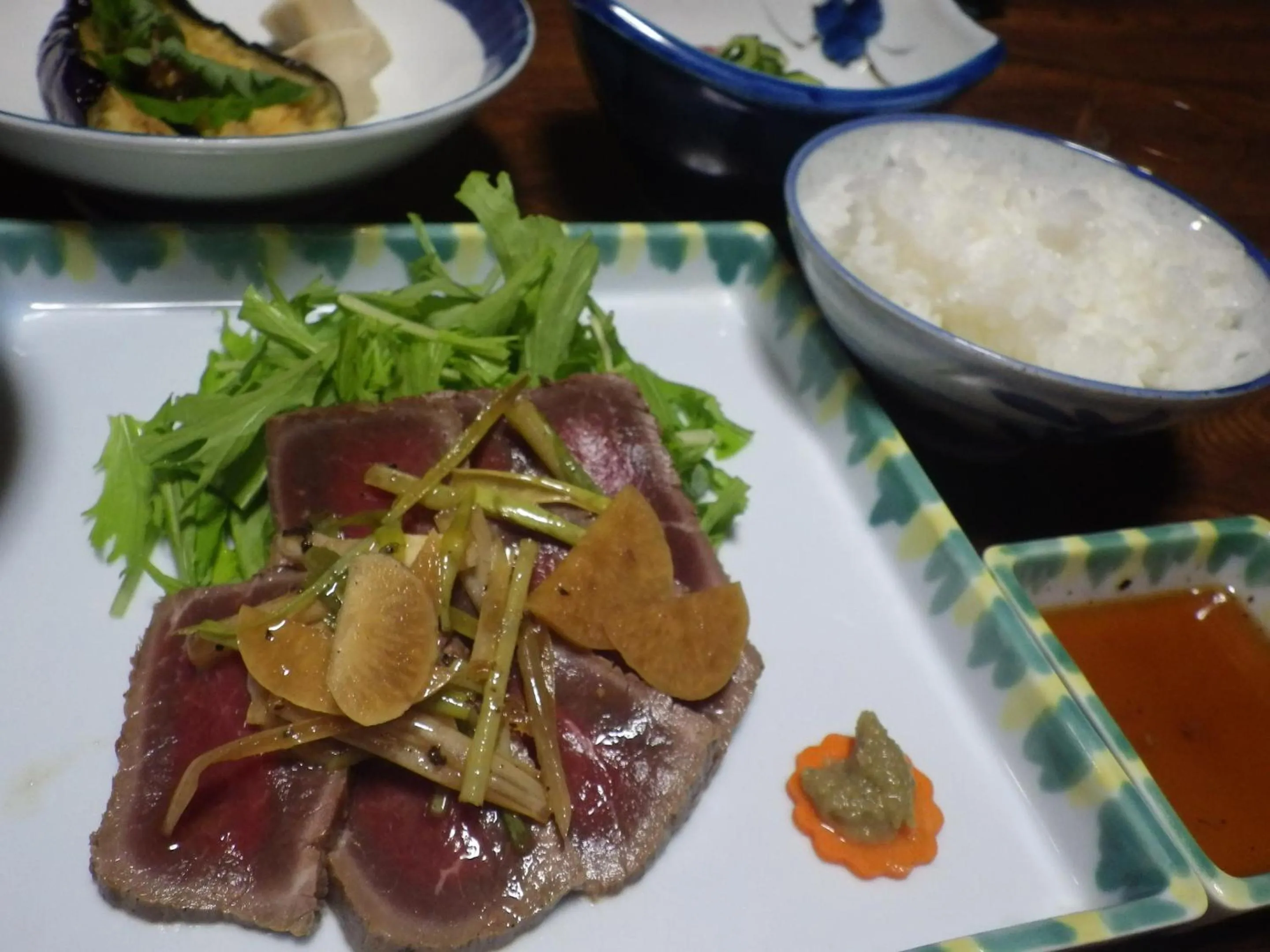 Food in Nakaya Ryokan
