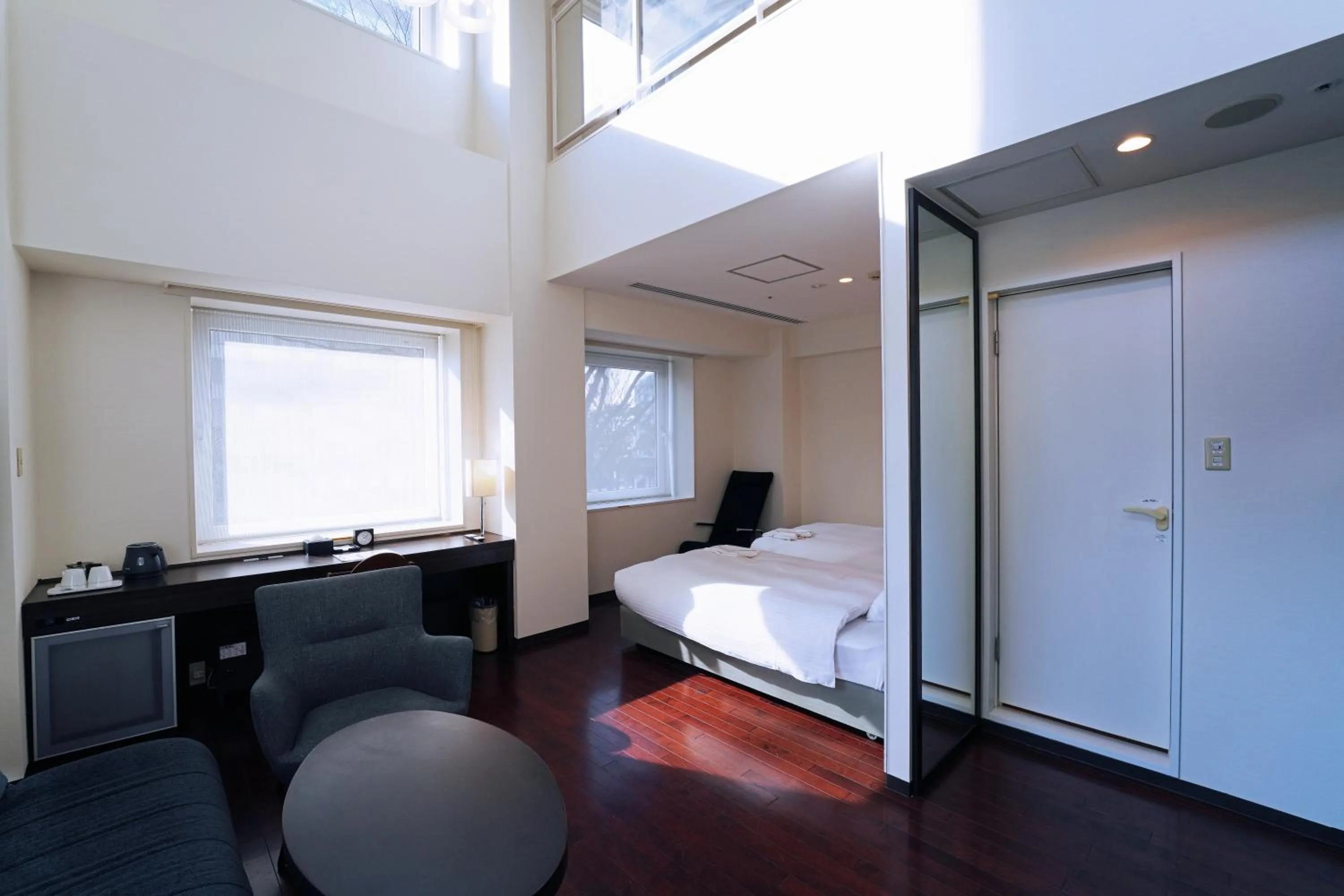 Photo of the whole room, Bed in KOKO HOTEL Sendai Kotodai Park