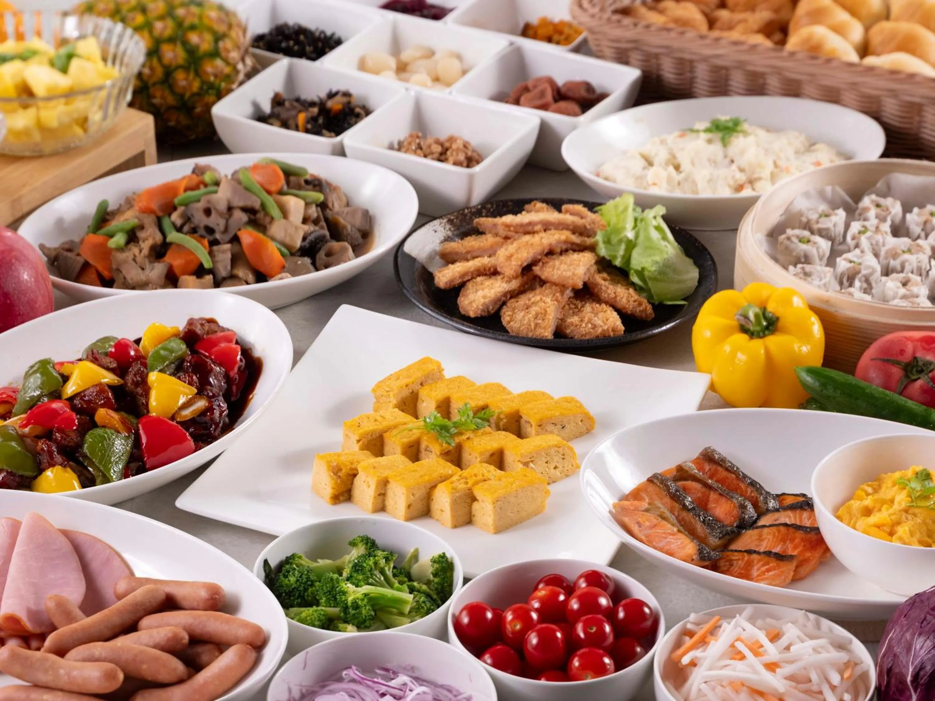 Buffet breakfast in HOTEL MYSTAYS Atsugi