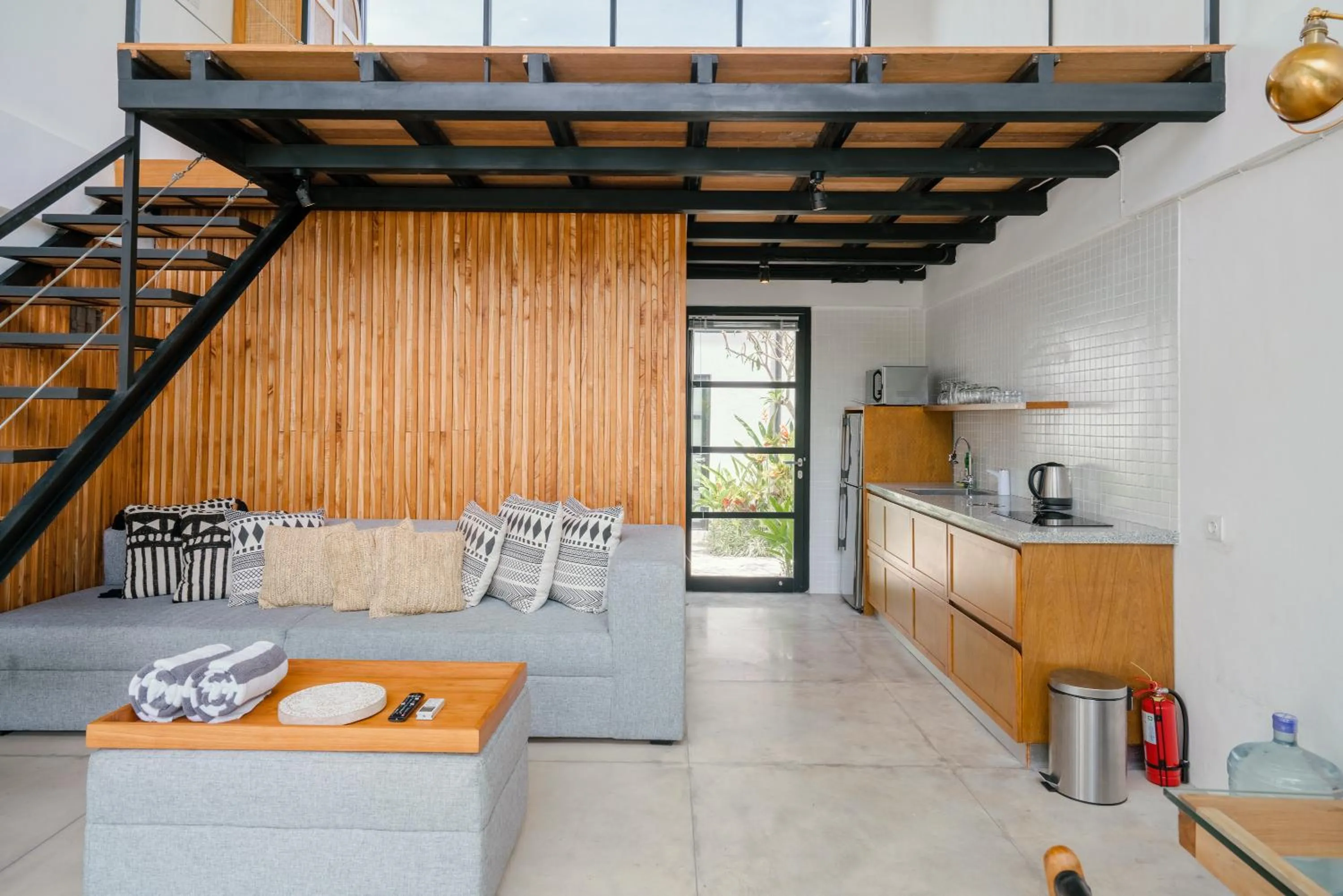 Kitchen or kitchenette in Canggu 2Plex Apartment