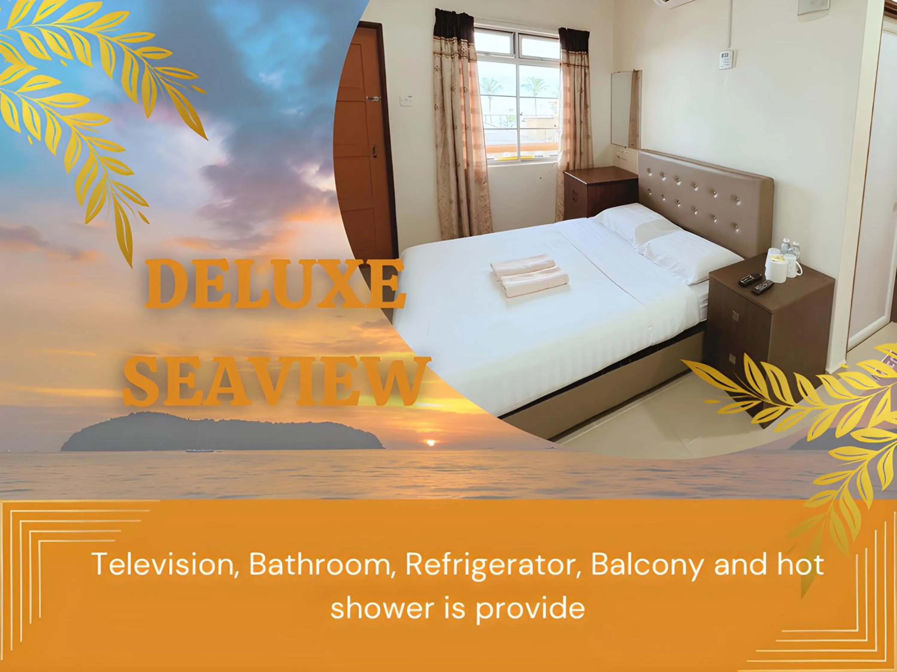 Bed in Amzar Motel Cenang