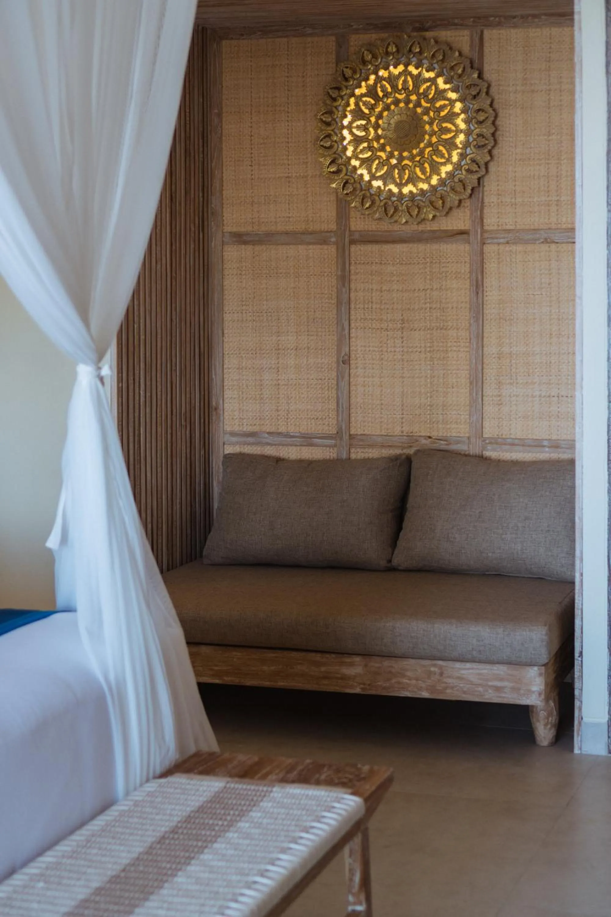 Seating area, Bed in The Sankara Beach Resort - Nusa Penida