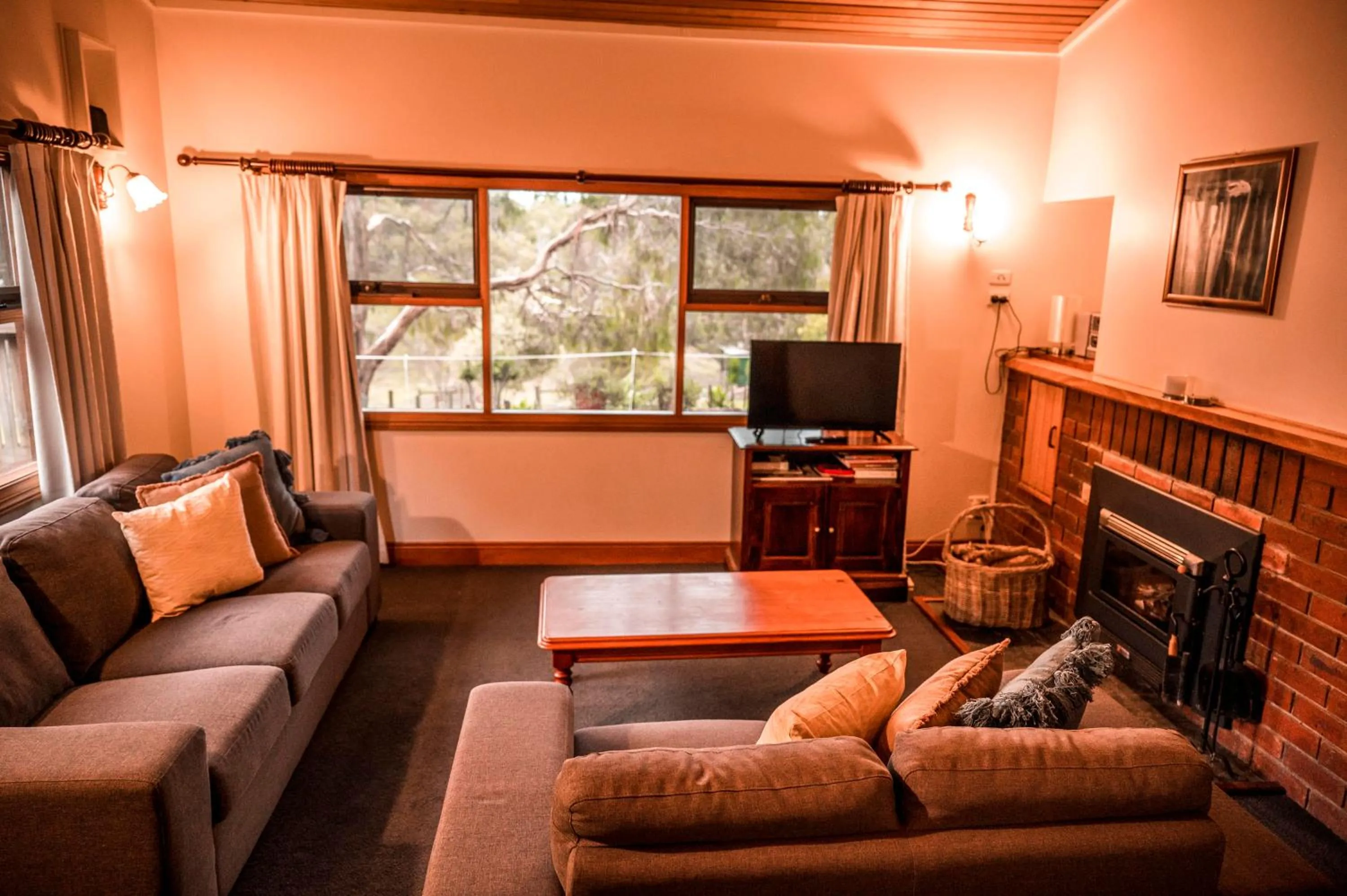 Living room in Bells Estate Great Ocean Road Cottages