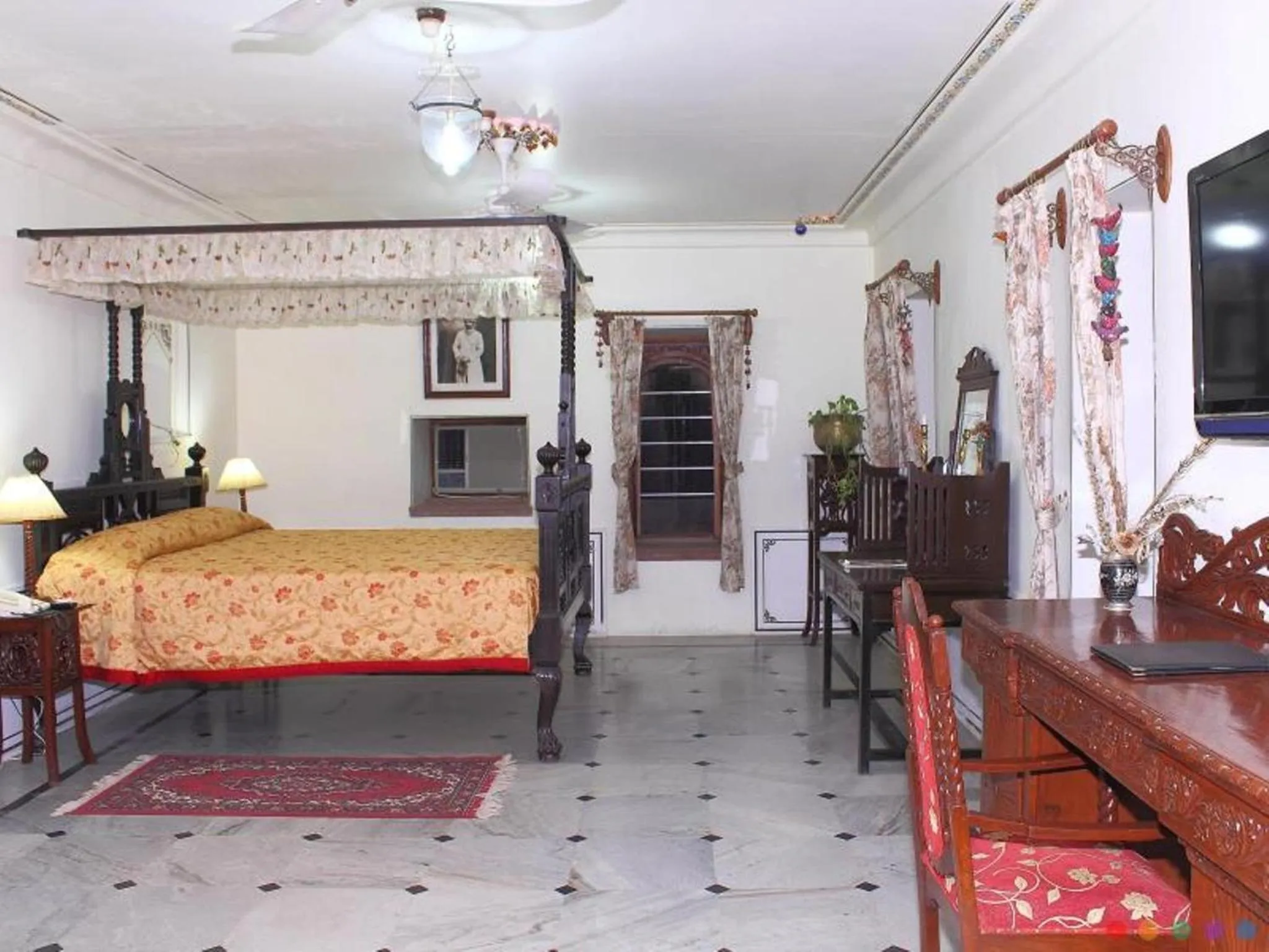 Photo of the whole room in Hotel Pushkar Palace
