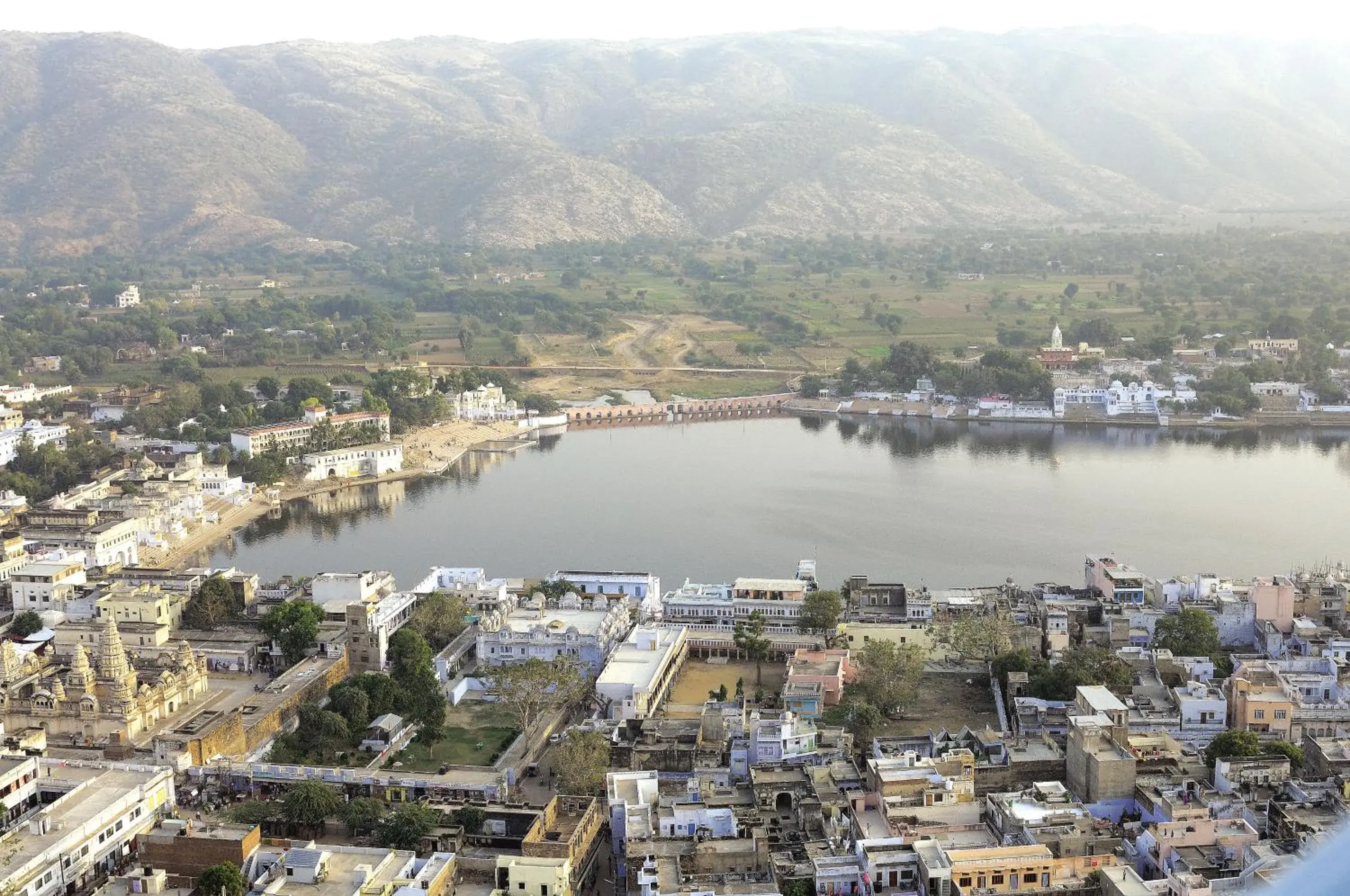 Bird's eye view in Hotel Pushkar Palace Bird's eye view in Hotel Pushkar Palace