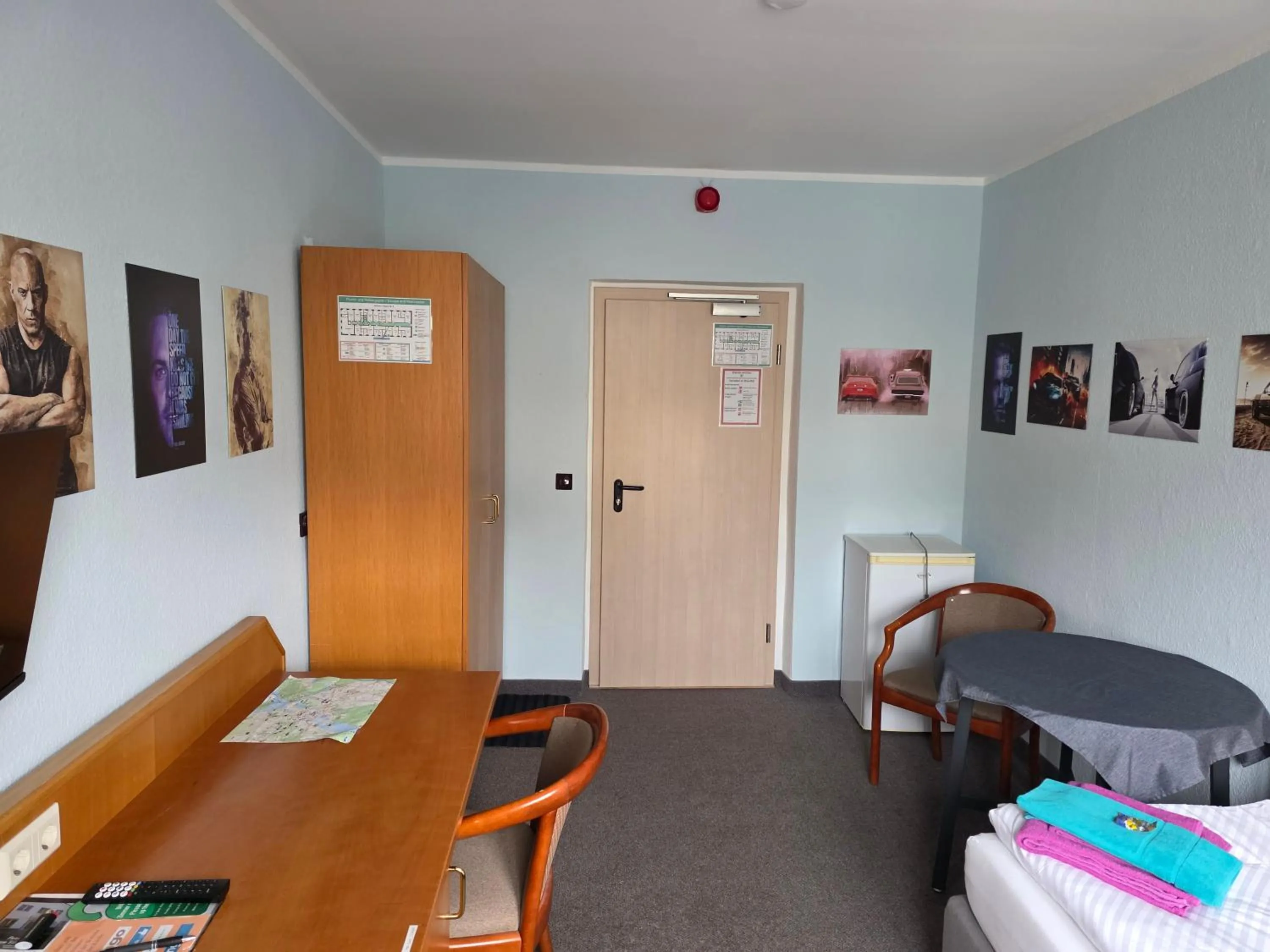 Bed in Pension am Filmpark