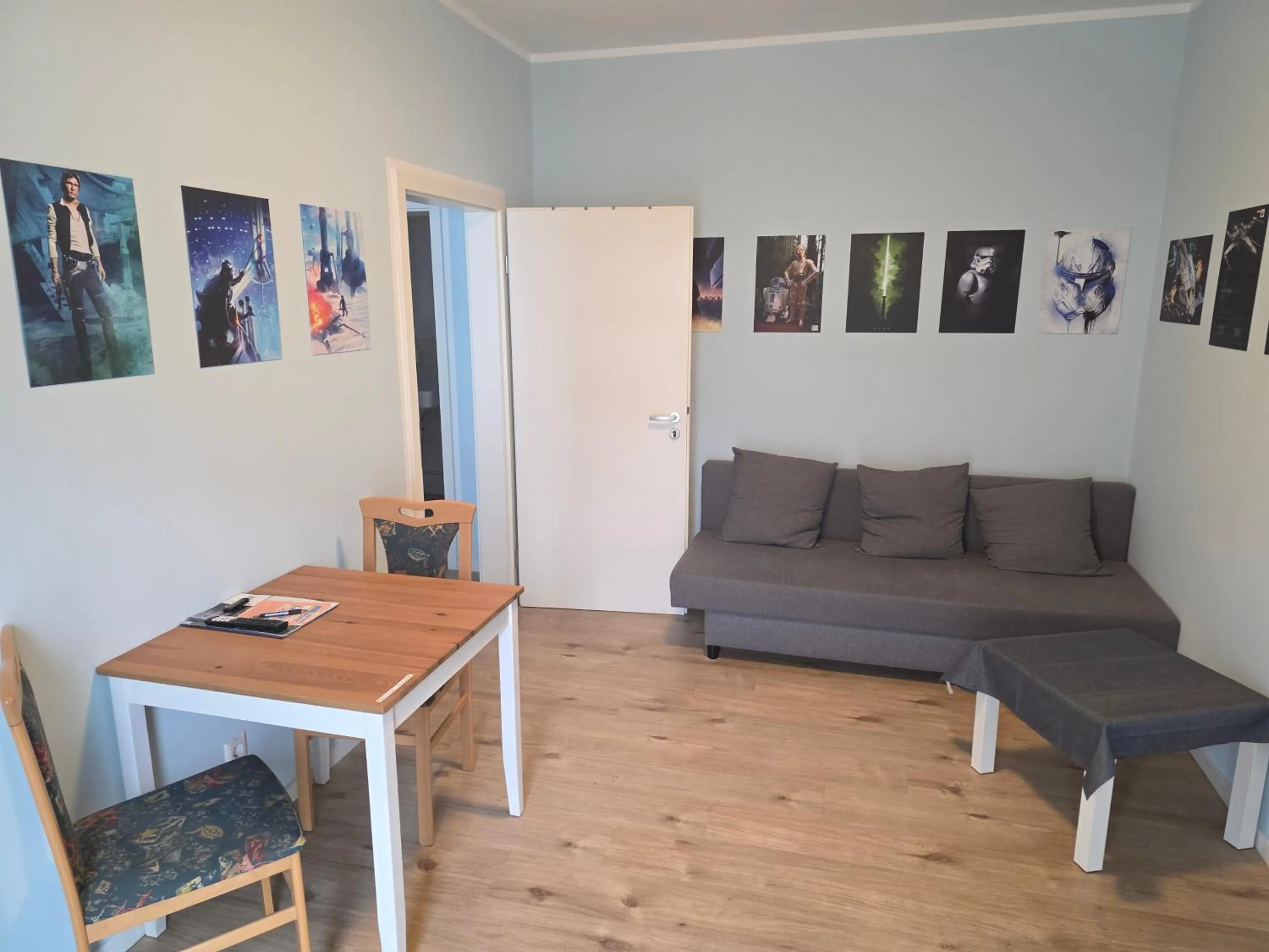 Living room in Pension am Filmpark