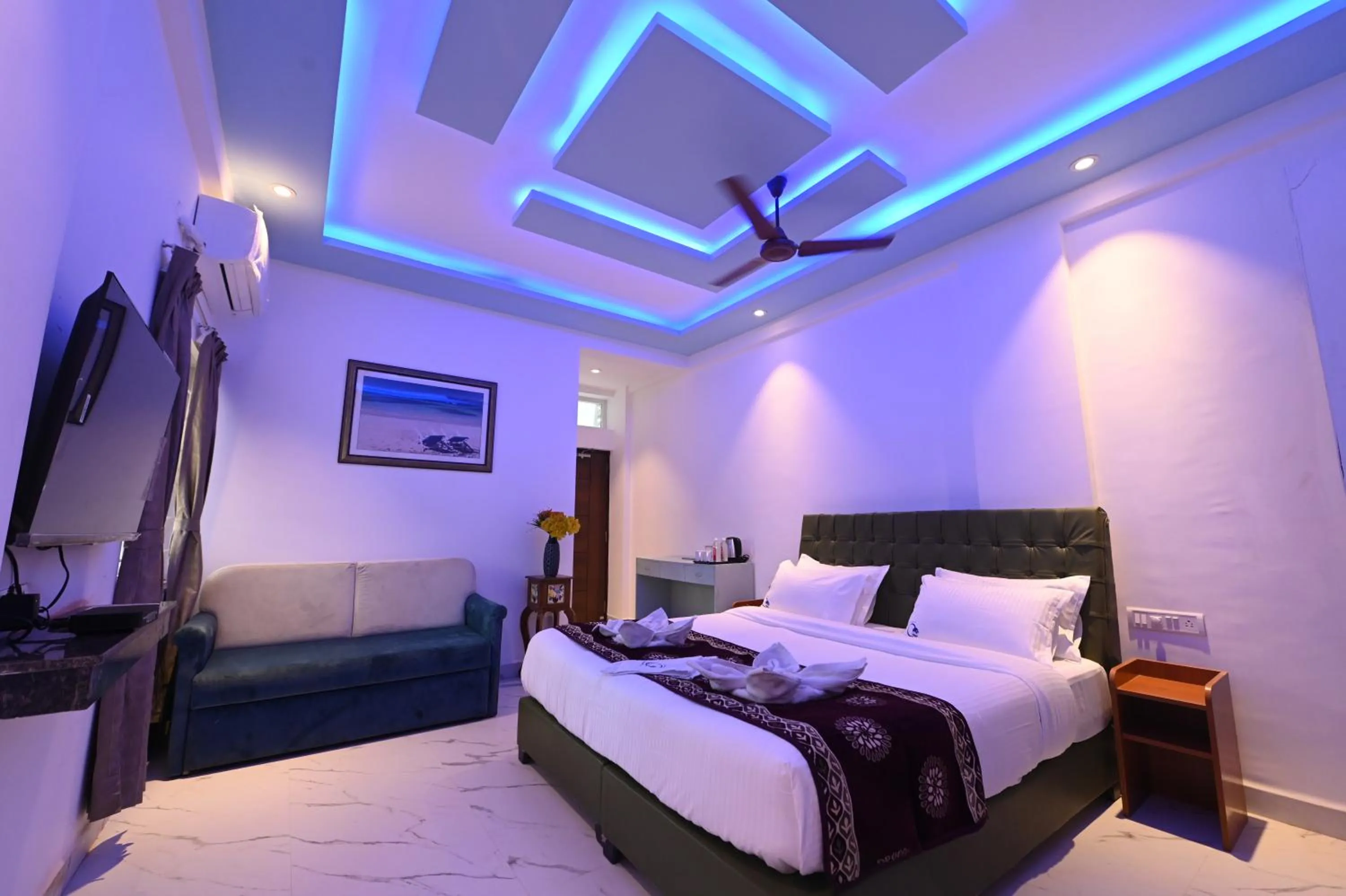 Bed in Hotel Quinta da Branca - near baga beach