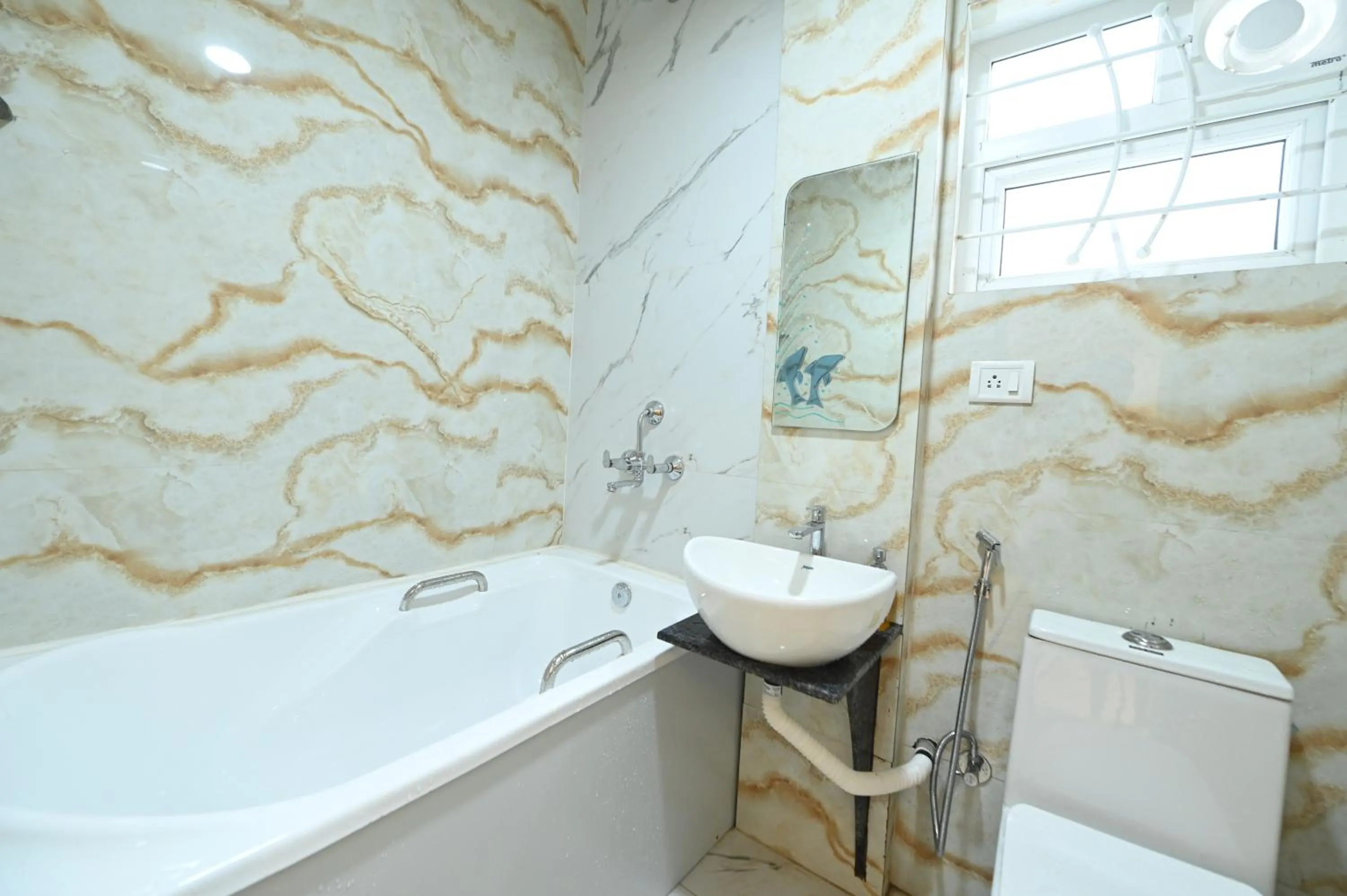 Bathroom in Hotel Quinta da Branca - near baga beach