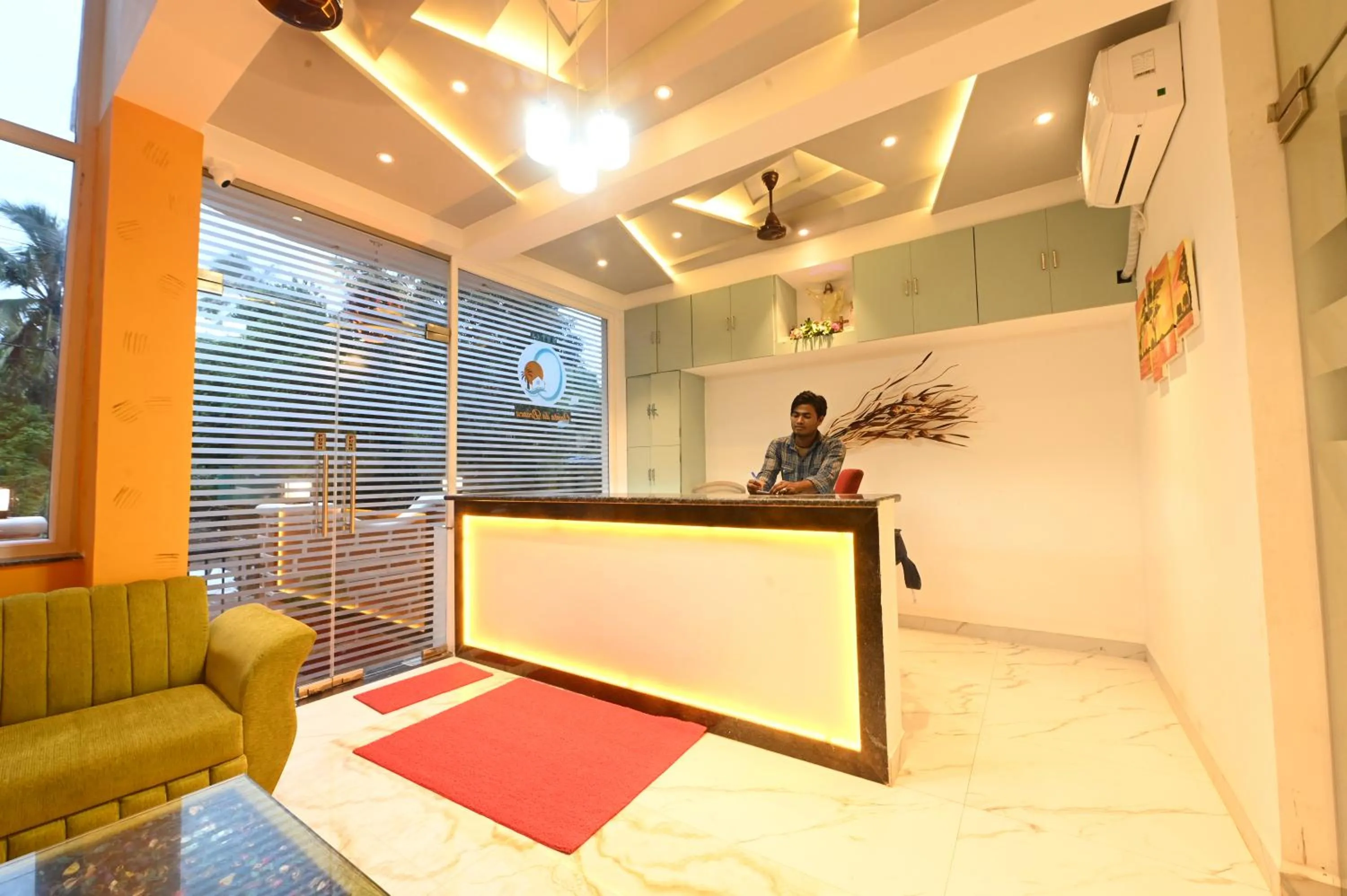 Lobby or reception in Hotel Quinta da Branca - near baga beach
