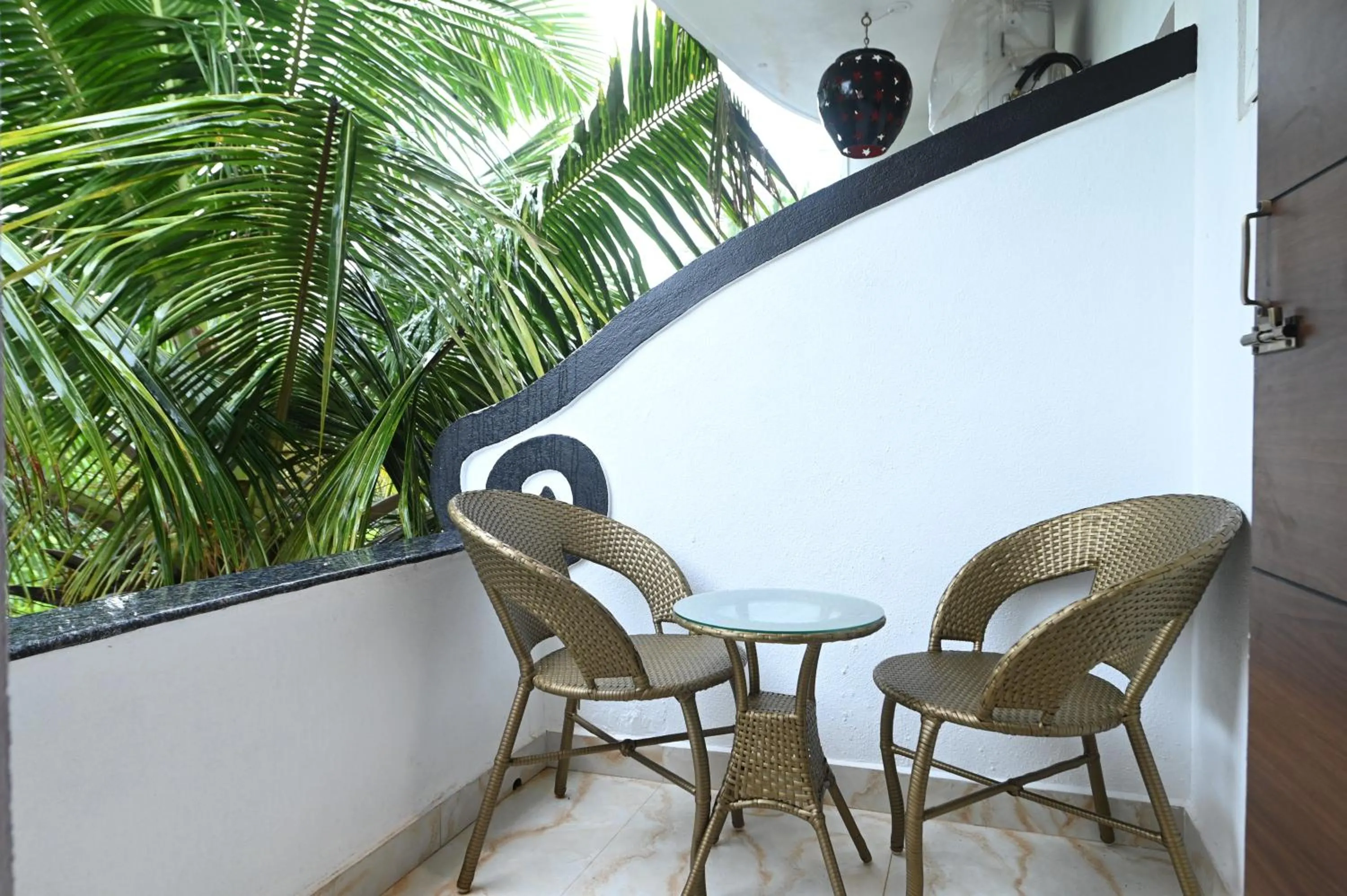 Balcony/Terrace in Hotel Quinta da Branca - near baga beach