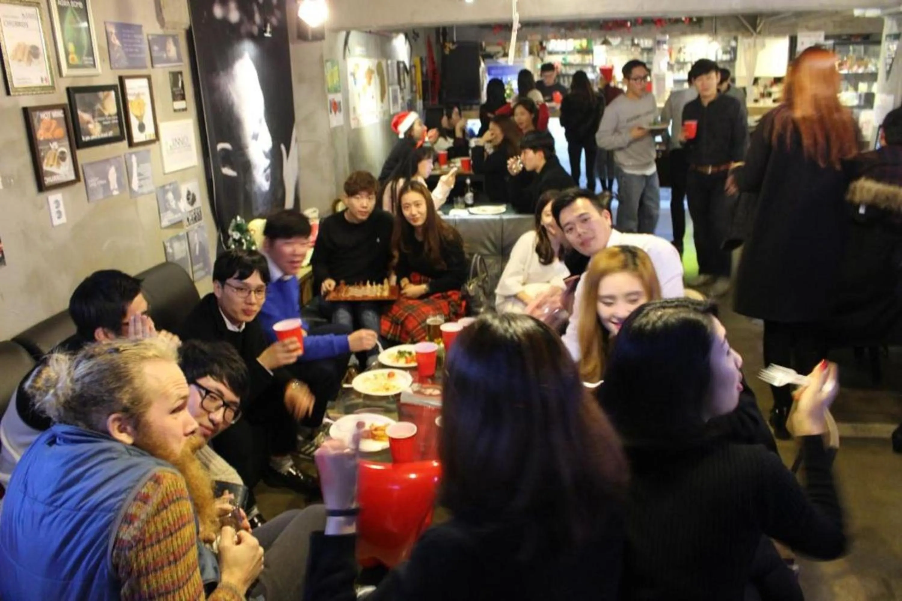 Lounge or bar in INNO Hostel & Pub Lounge Hongdae