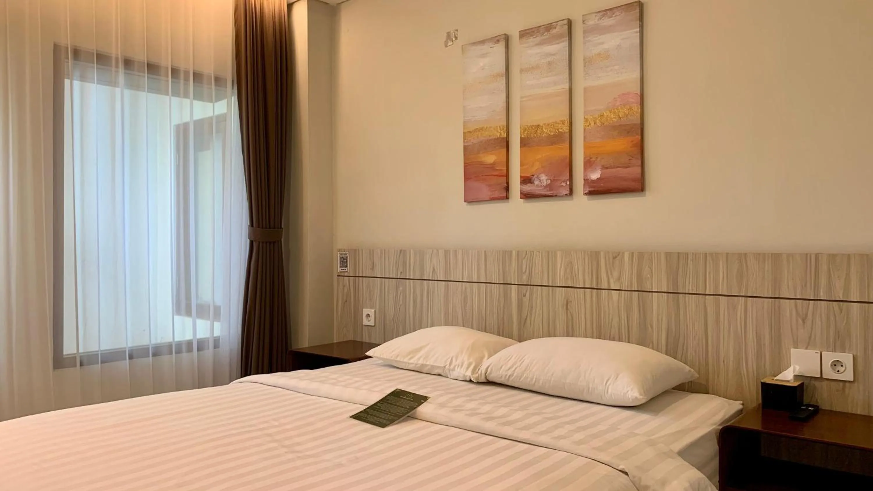 Bed in The Baliem Hotel