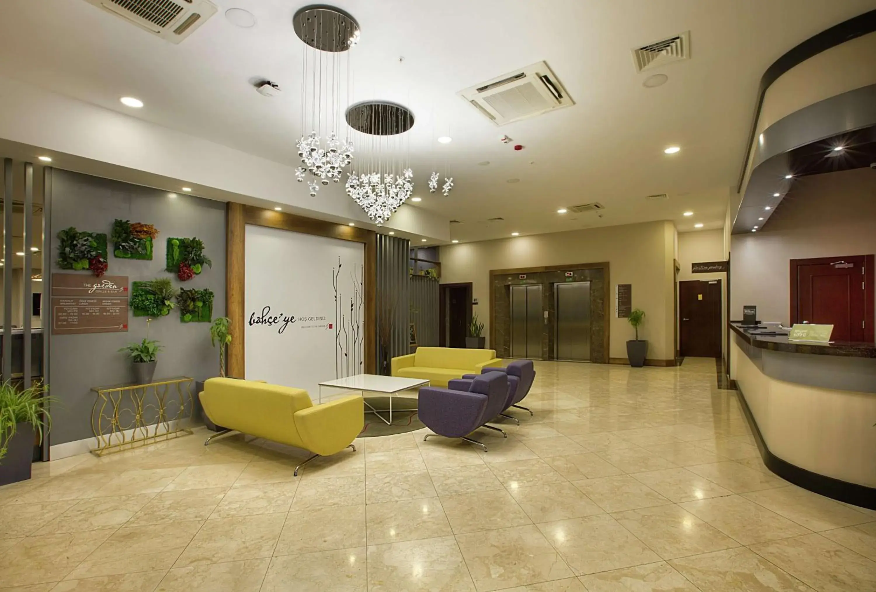 Lobby or reception in Hilton Garden Inn Kocaeli Sekerpinar Lobby or reception in Hilton Garden Inn Kocaeli Sekerpinar