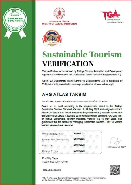 Property building in AHG Atlas Hotel Taksim