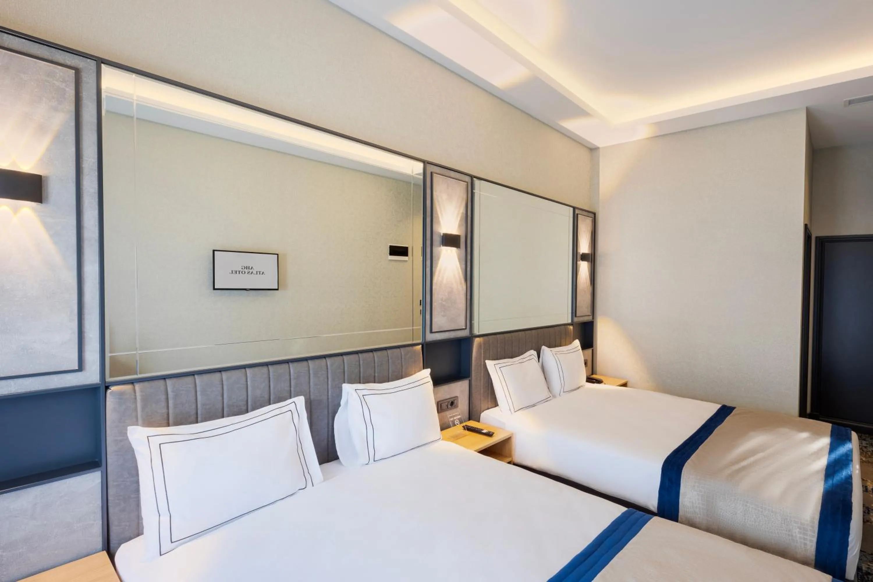 Bed in AHG Atlas Hotel Taksim