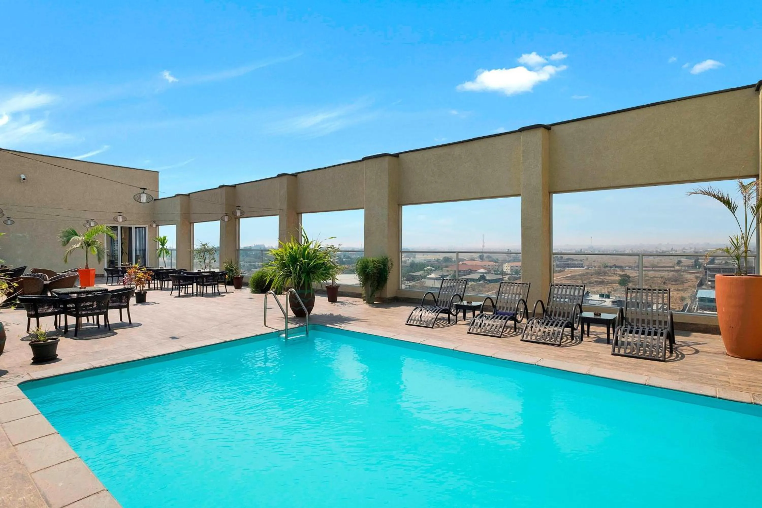 Swimming pool in Protea Hotel by Marriott Lusaka Tower