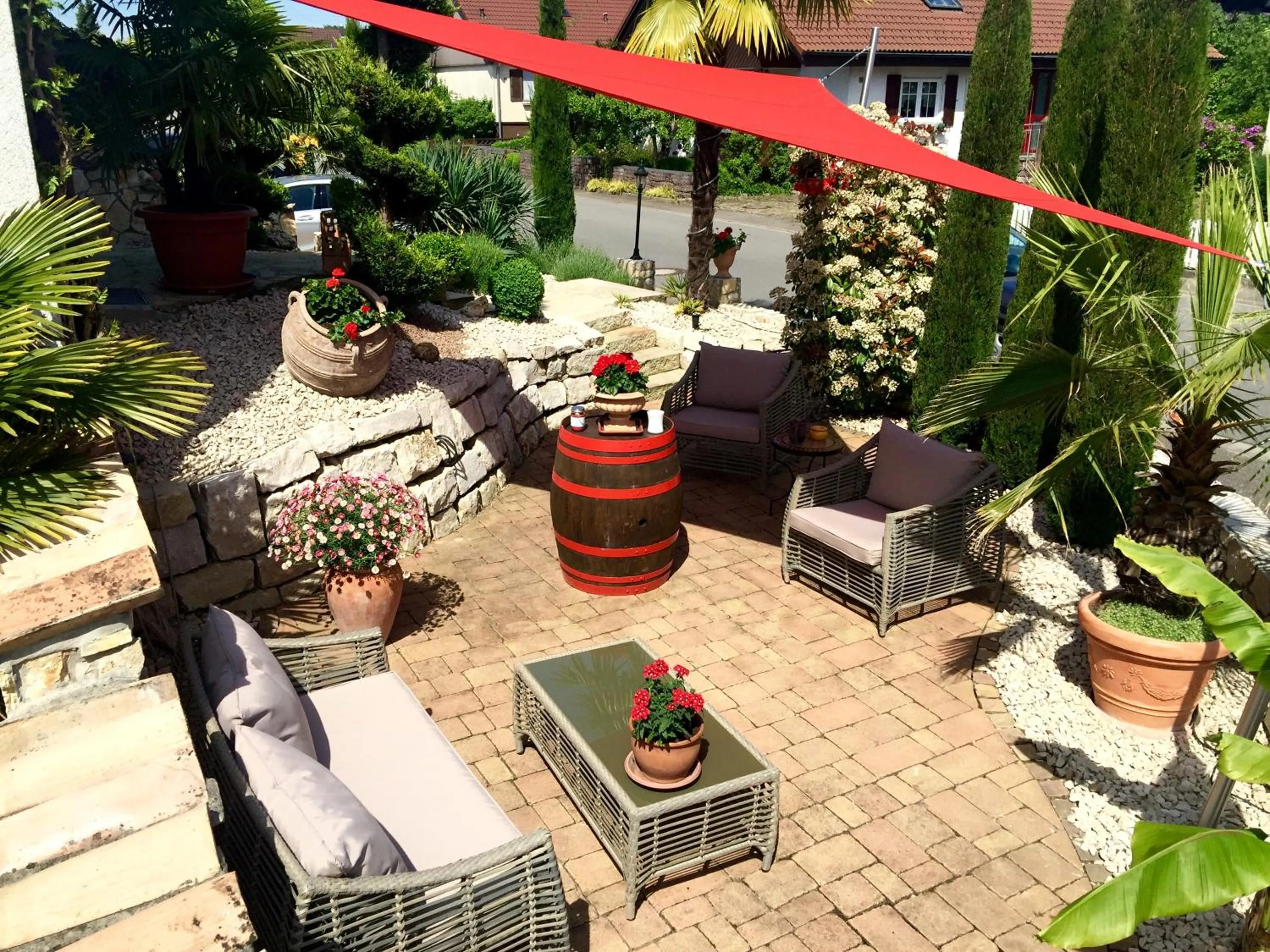 Garden in Apartmenthaus Casa Palma