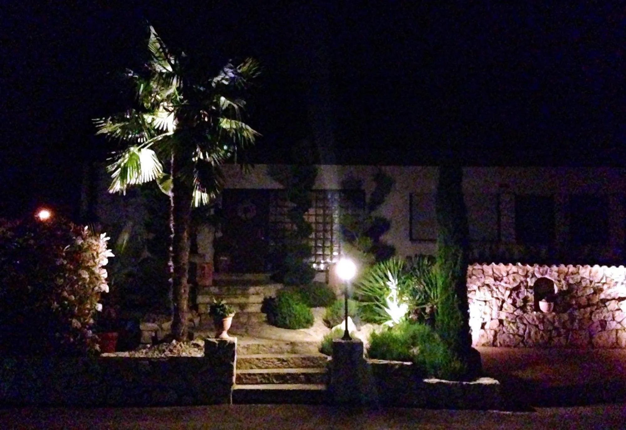 Garden in Apartmenthaus Casa Palma