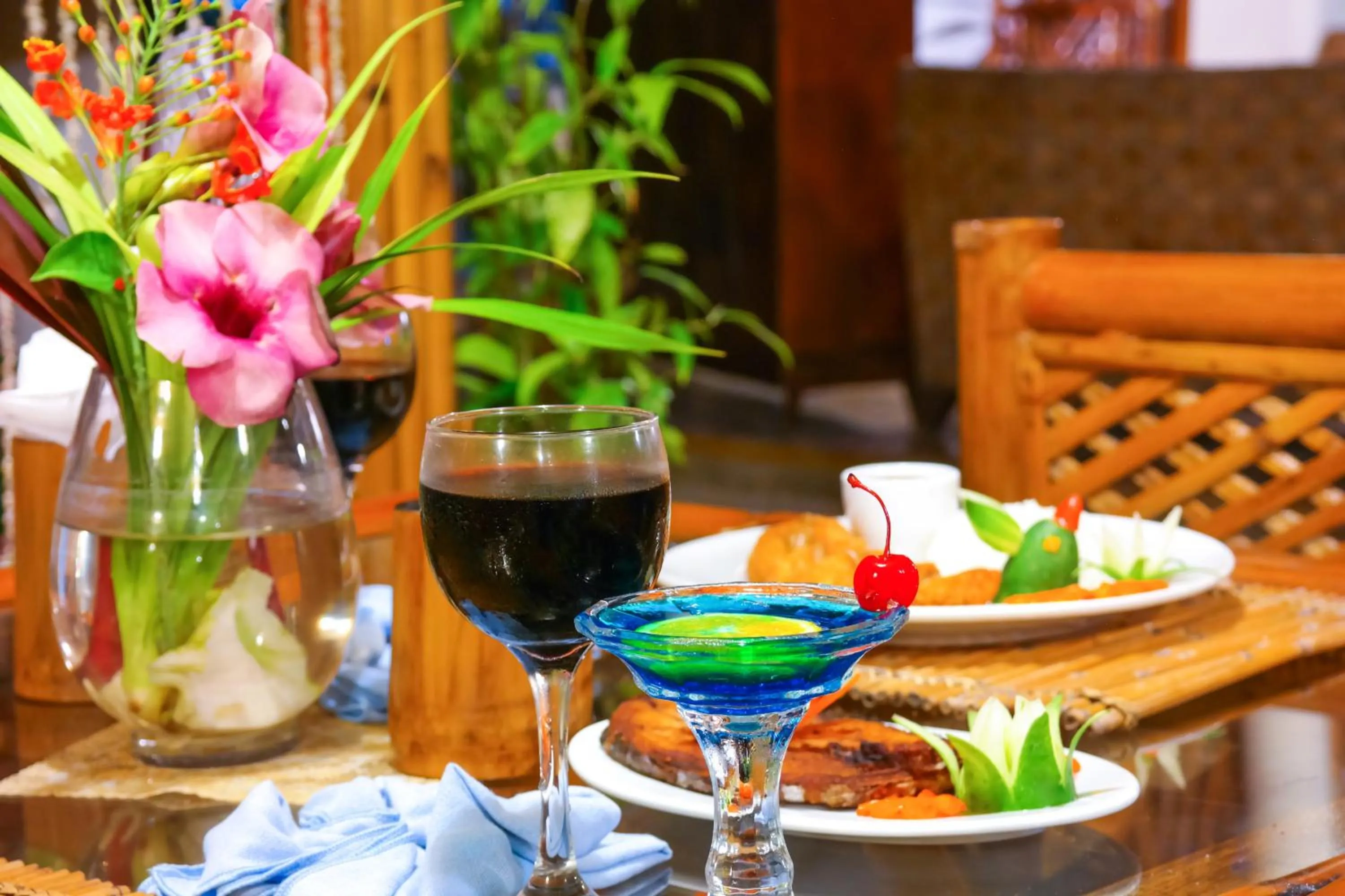 Lunch in The Coral Blue Oriental Beach Villas and Suites