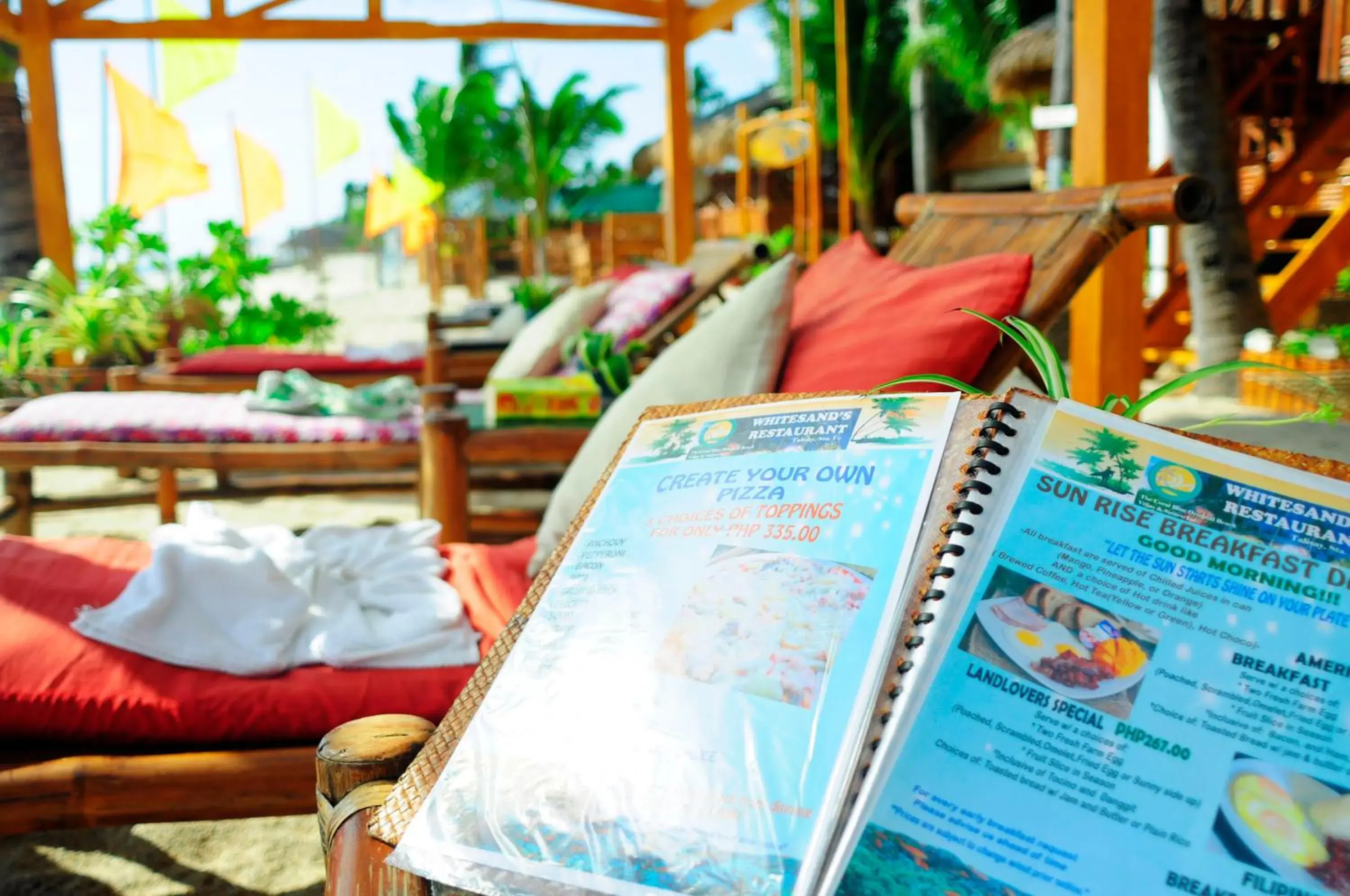 Food and drinks in The Coral Blue Oriental Beach Villas and Suites Food and drinks in The Coral Blue Oriental Beach Villas and Suites