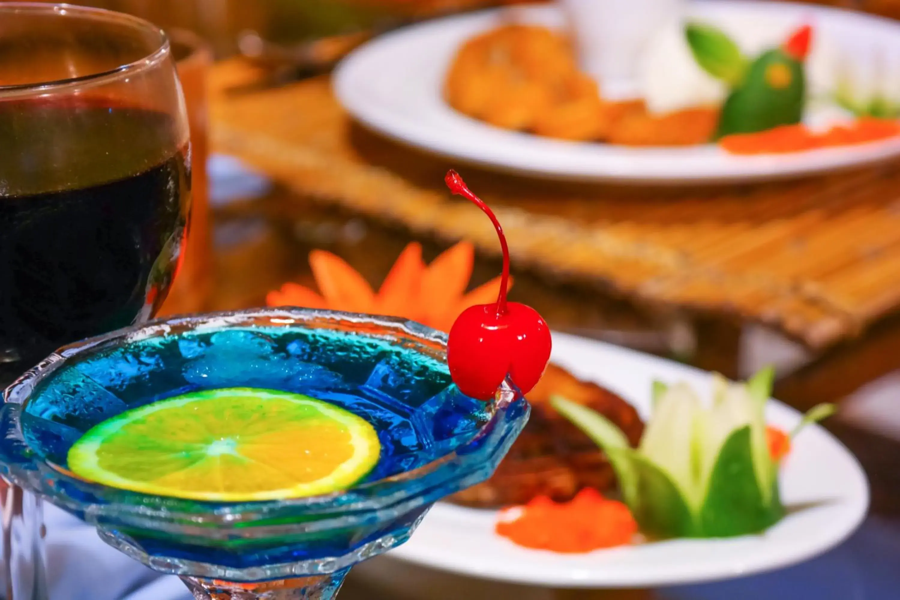 Food in The Coral Blue Oriental Beach Villas and Suites Food in The Coral Blue Oriental Beach Villas and Suites