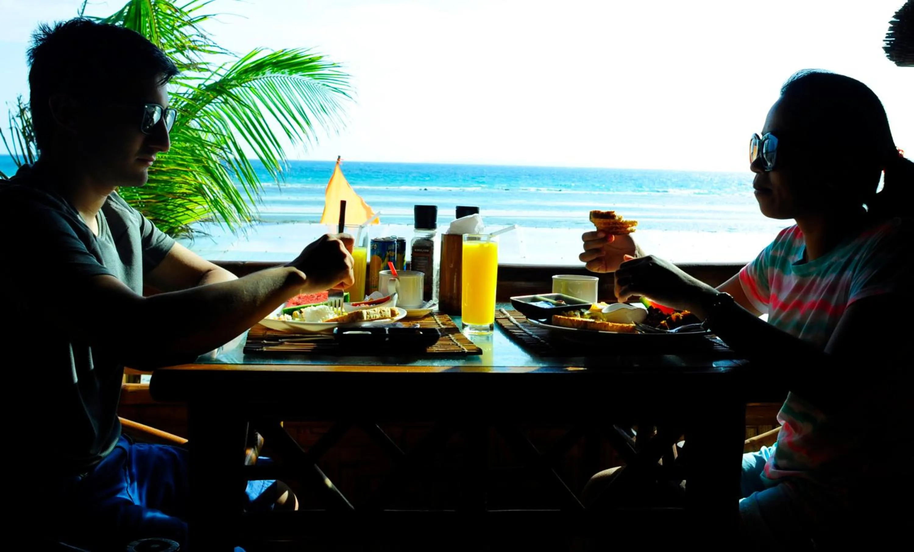 Guests in The Coral Blue Oriental Beach Villas and Suites