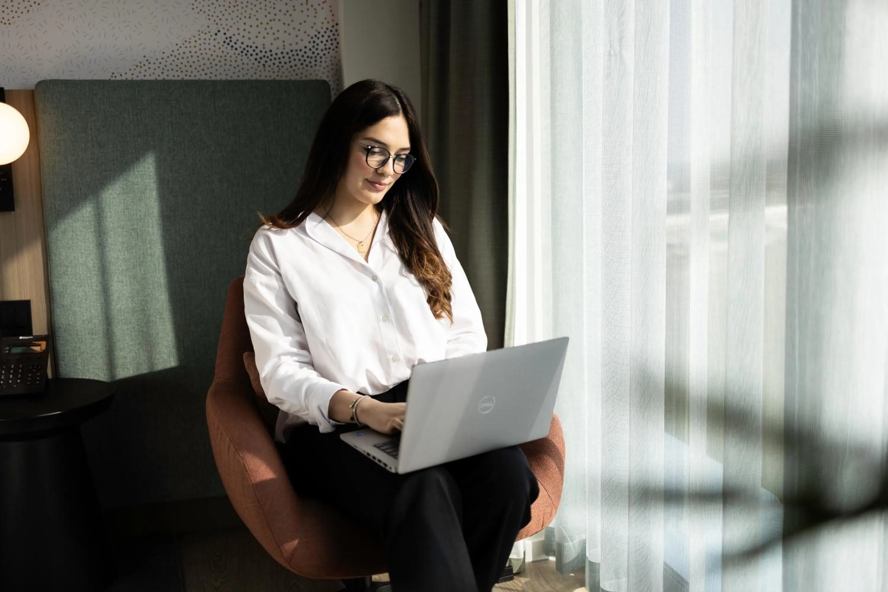 Seating area in voco Brussels City North by IHG