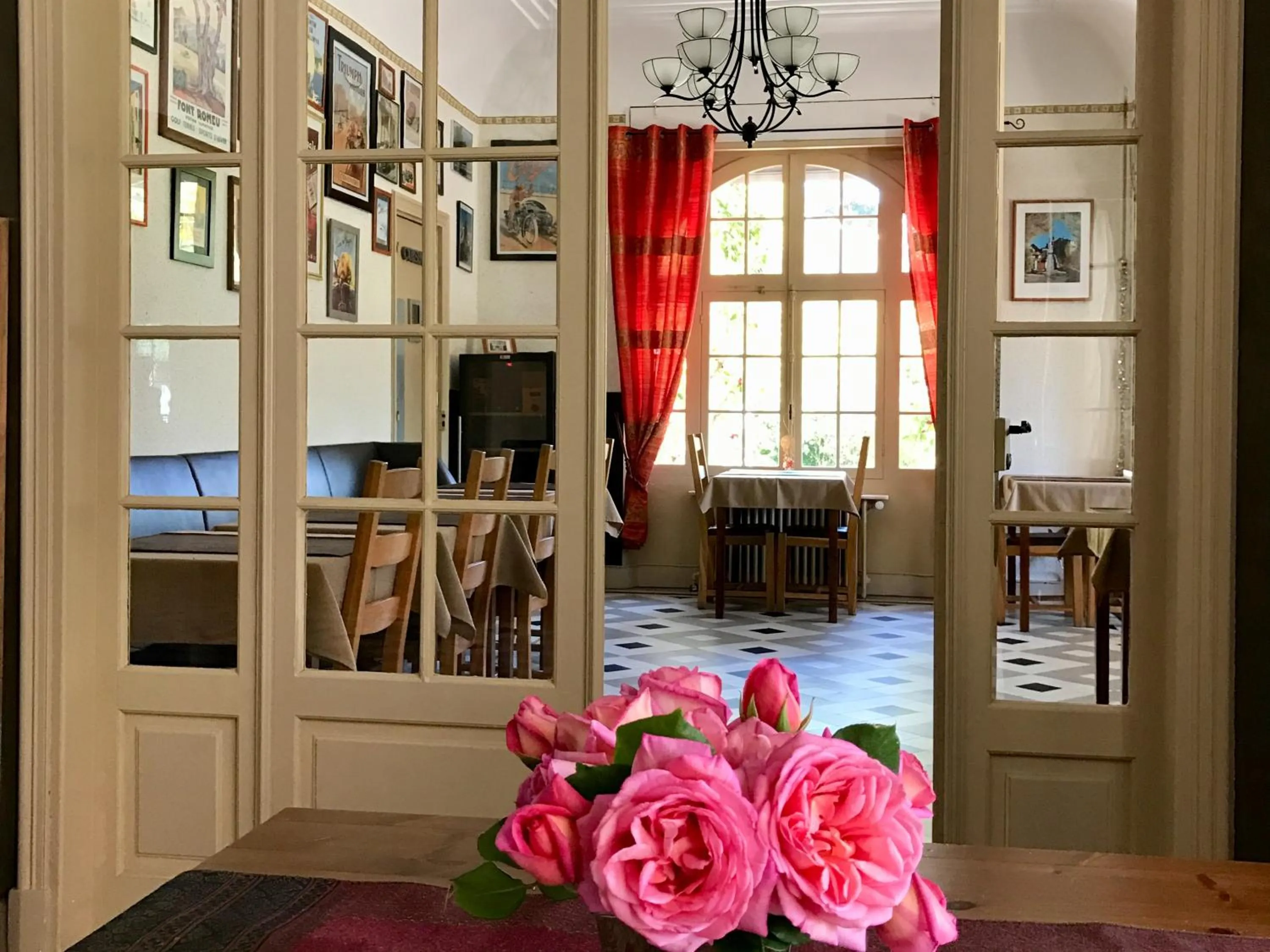 Decorative detail in La Villa du Parc