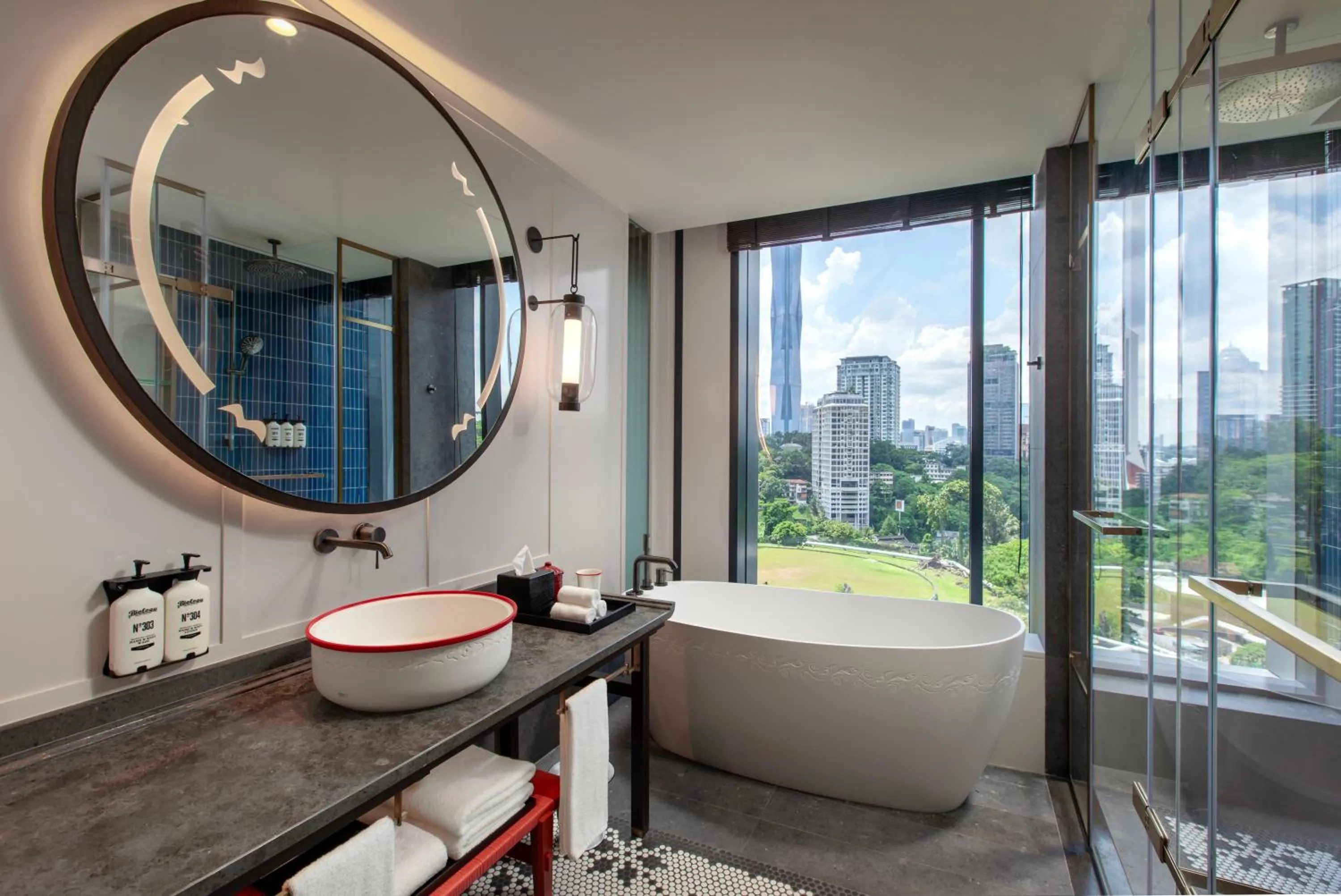 Bathroom in Hotel Indigo Kuala Lumpur on the Park by IHG