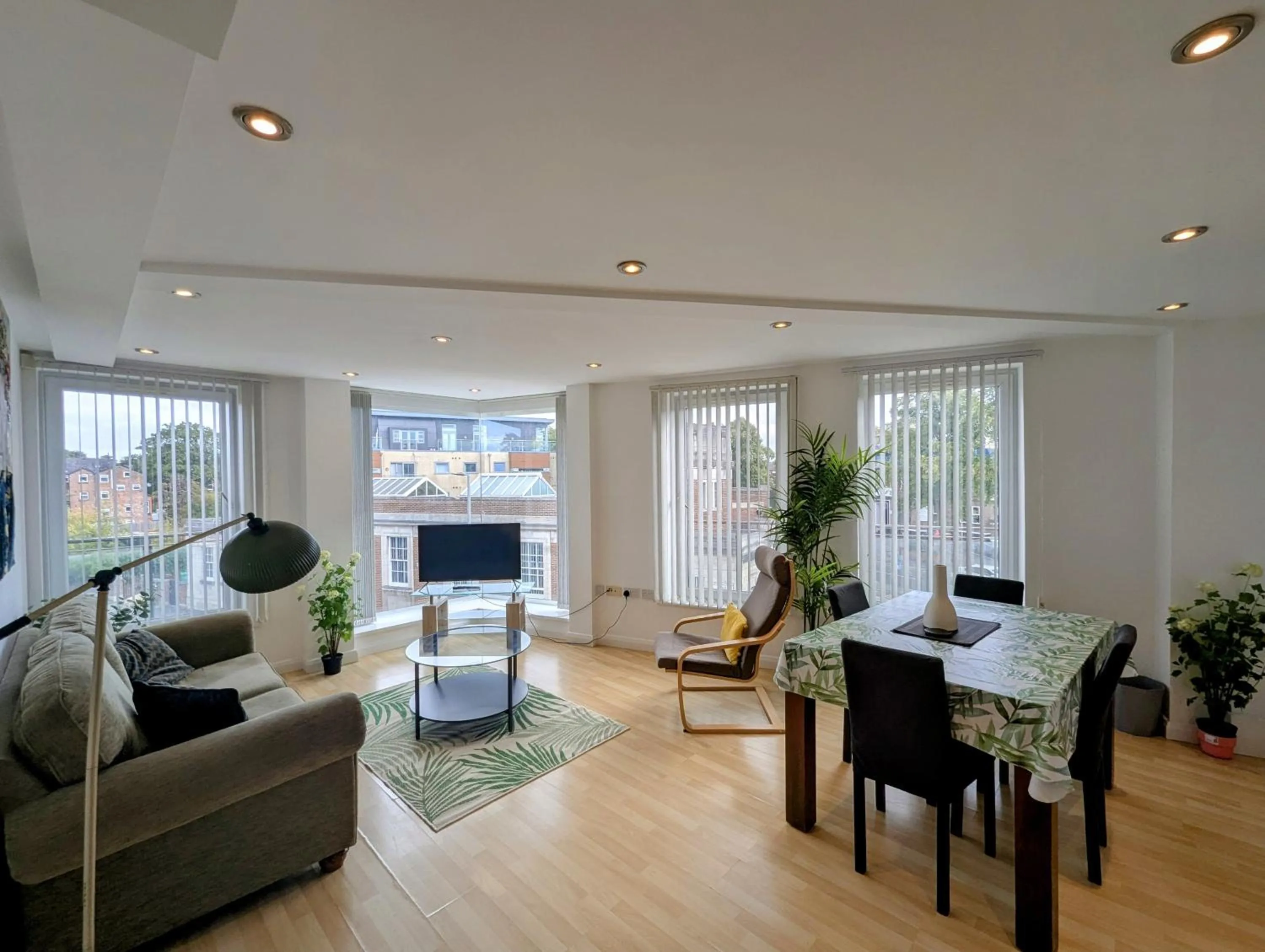 Living room in Withington Apartments