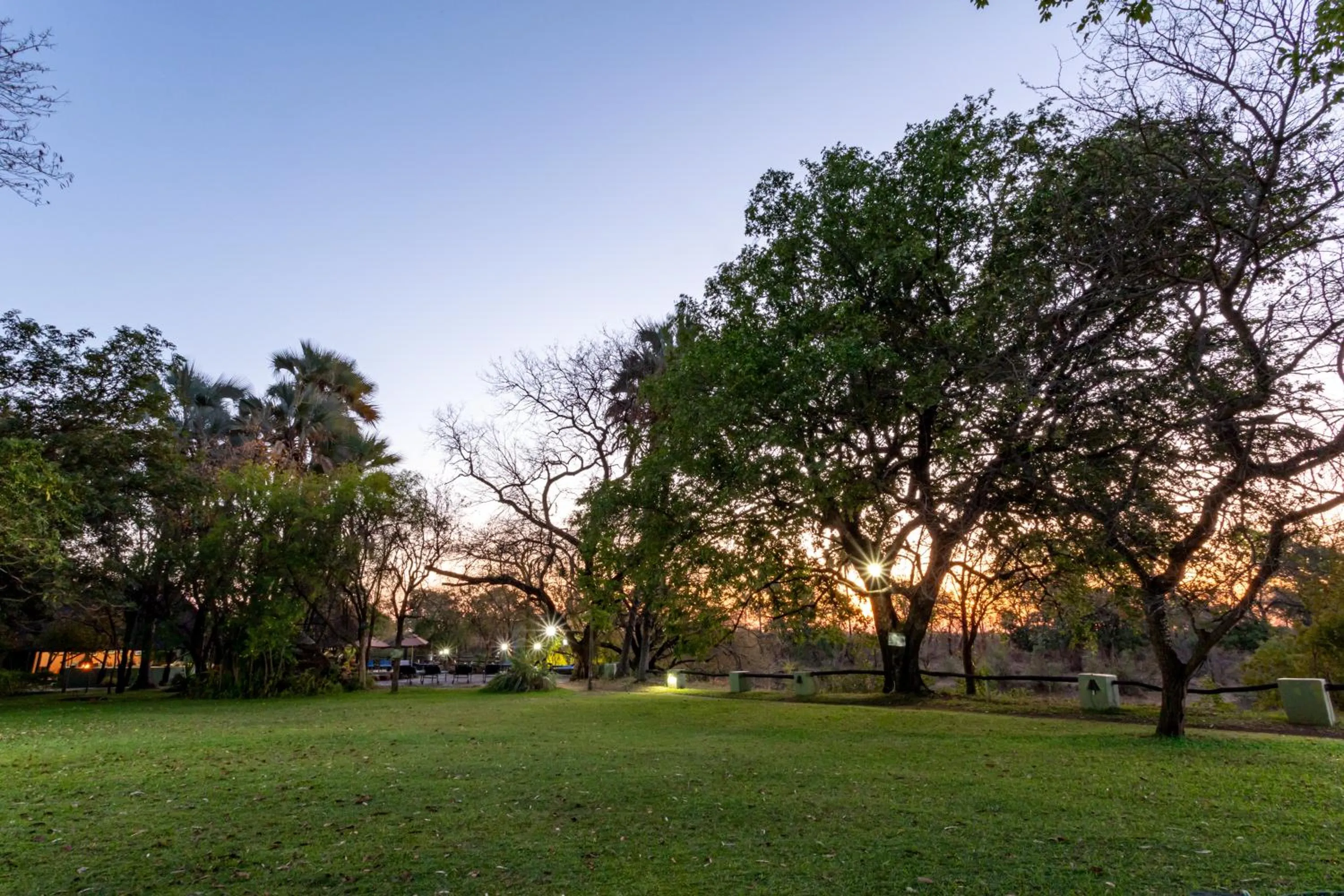 Garden in Maramba River Lodge