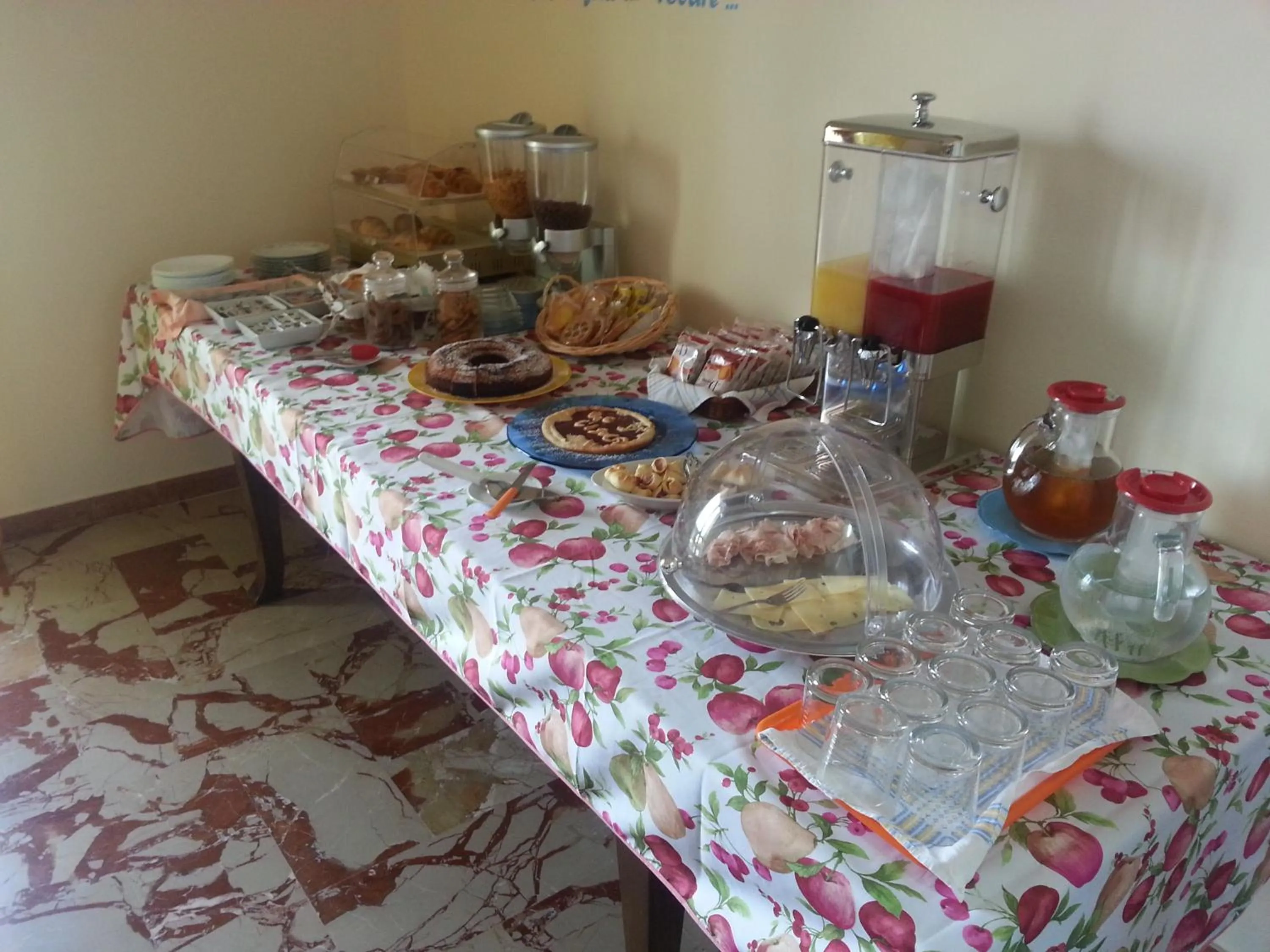 Food and drinks in B&B L'Isola