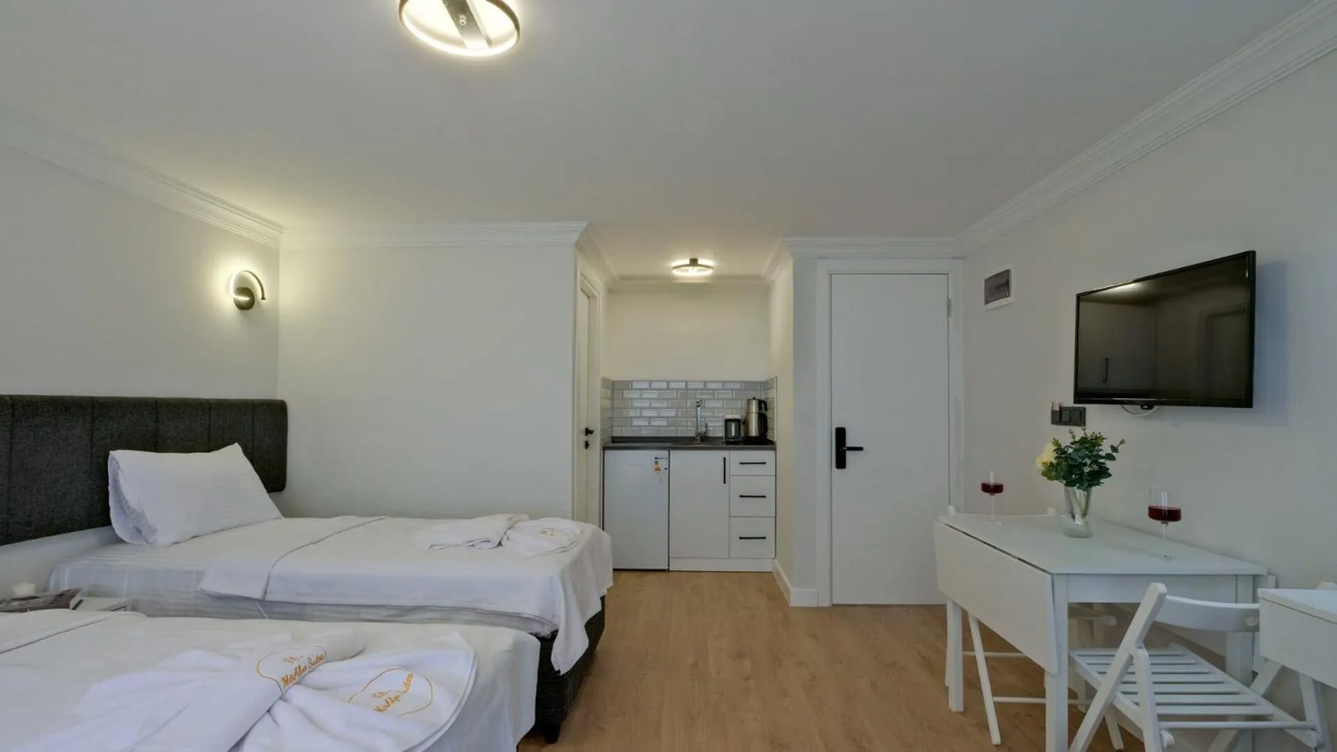 Bed in Miralya Rooms