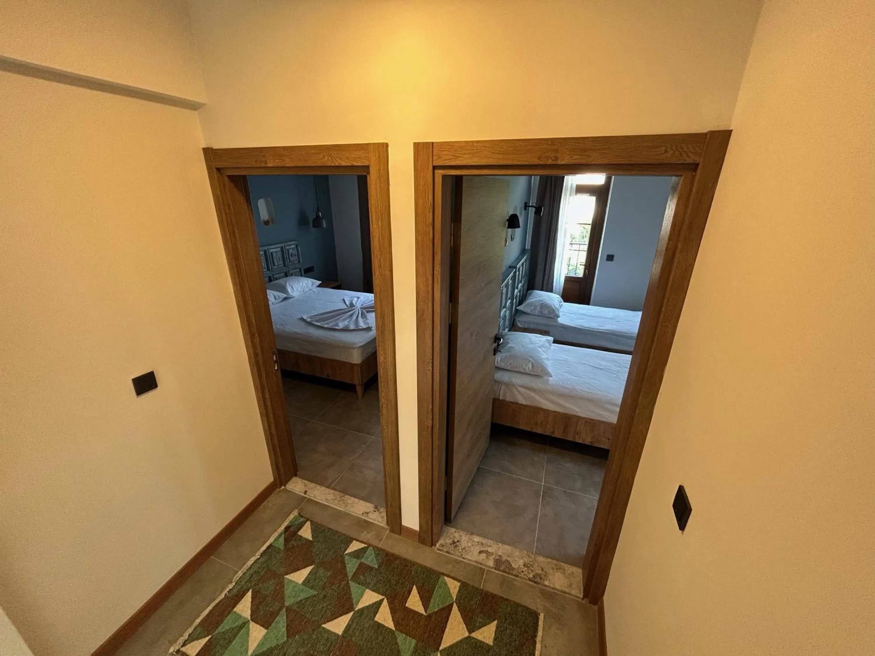 Bed in Avlu Villas & Apartments