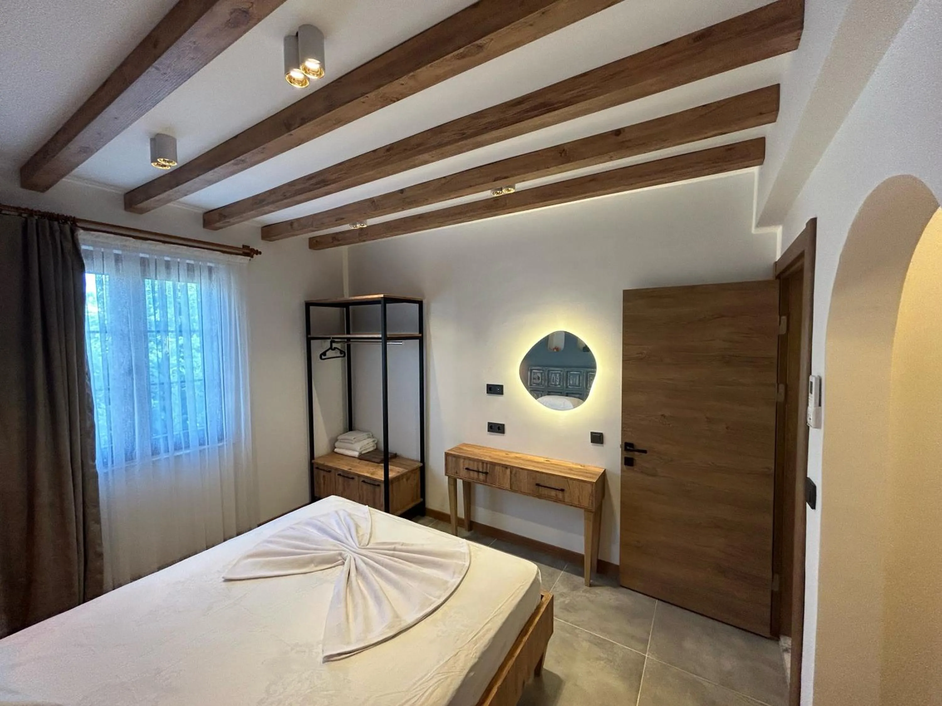 Bed in Avlu Villas & Apartments