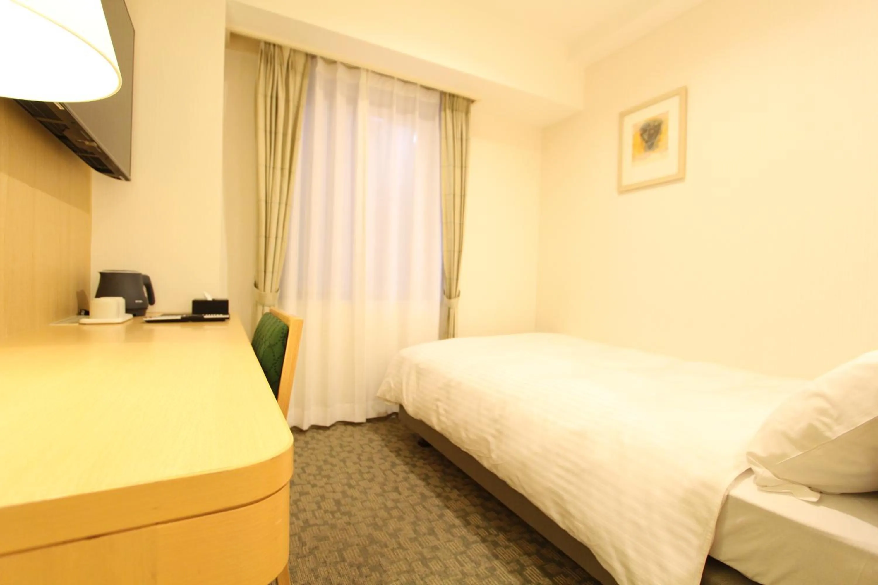 Photo of the whole room, Bed in KOKO HOTEL Sendai Station South