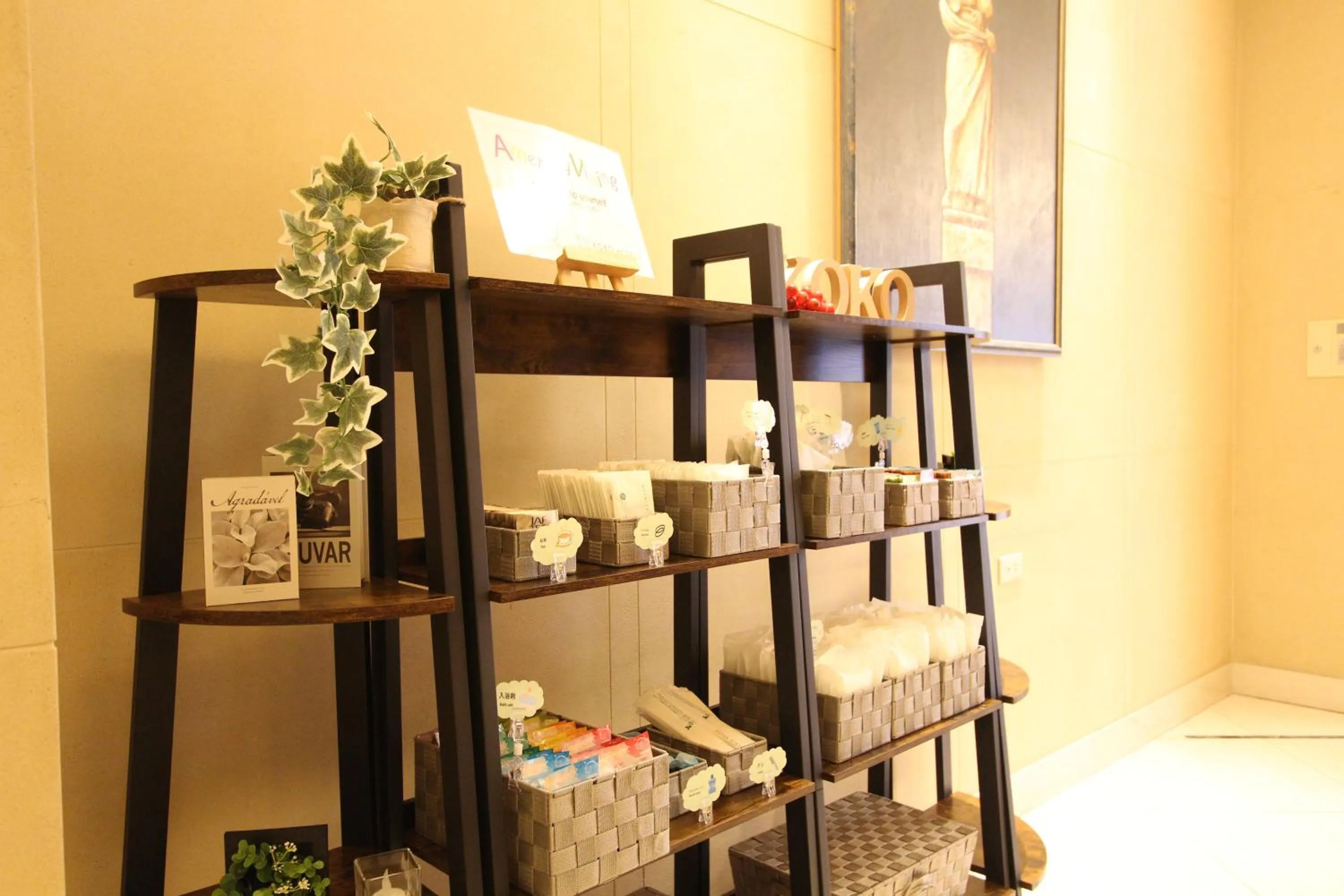 Lobby or reception in KOKO HOTEL Sendai Station South