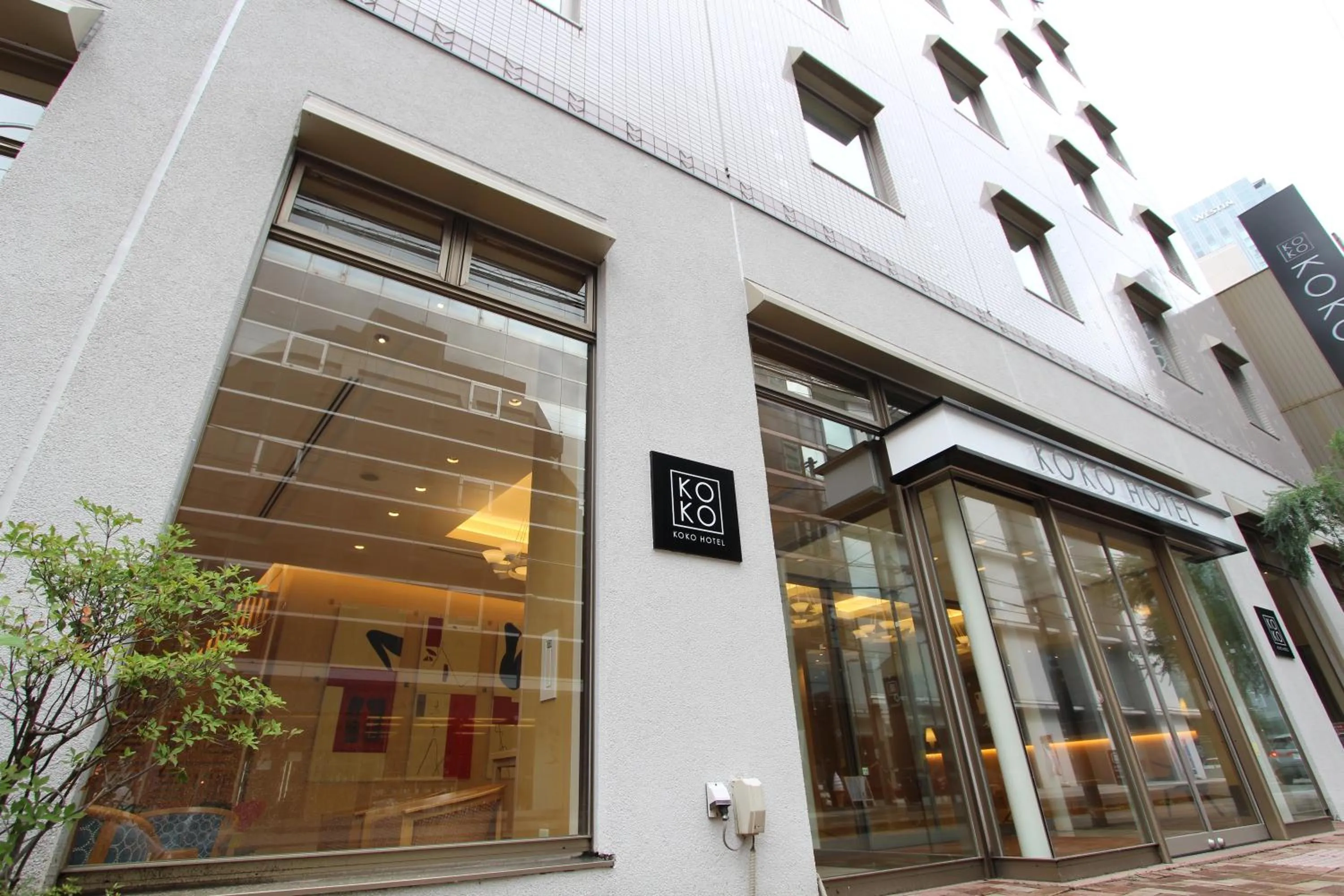Facade/entrance in KOKO HOTEL Sendai Station South