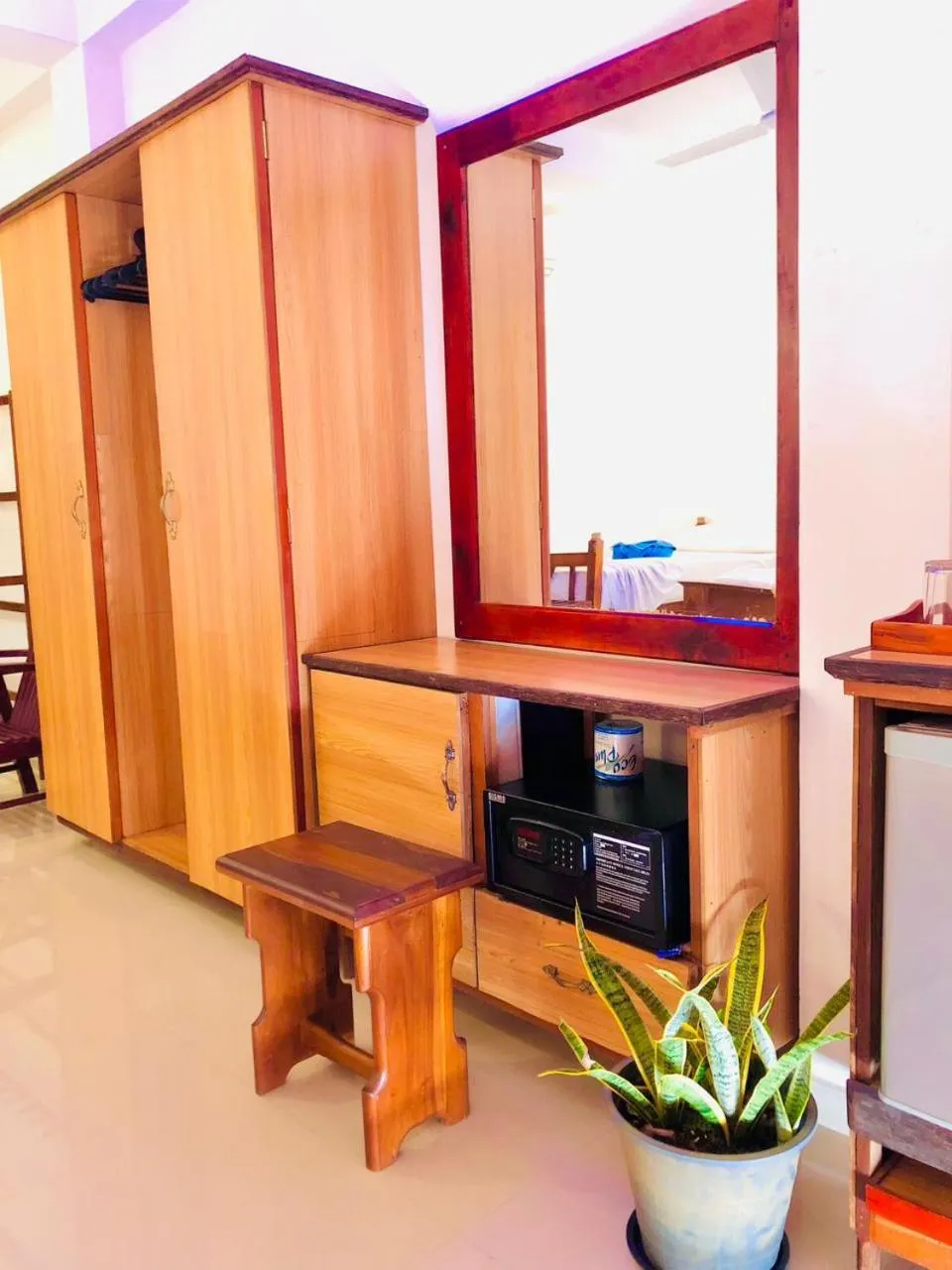 Bedroom in Mirissa Beach Inn