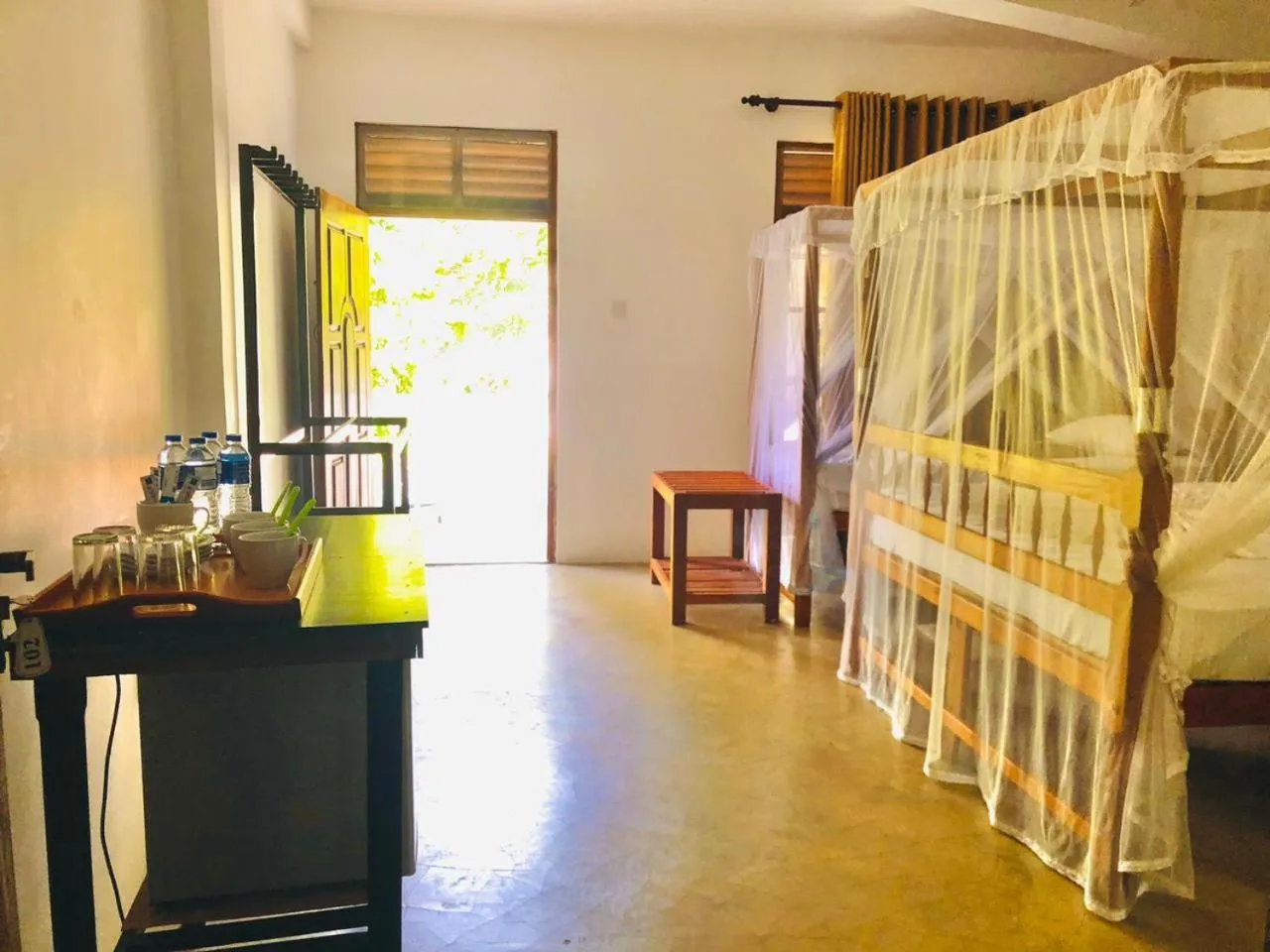 Photo of the whole room, Bed in Mirissa Beach Inn