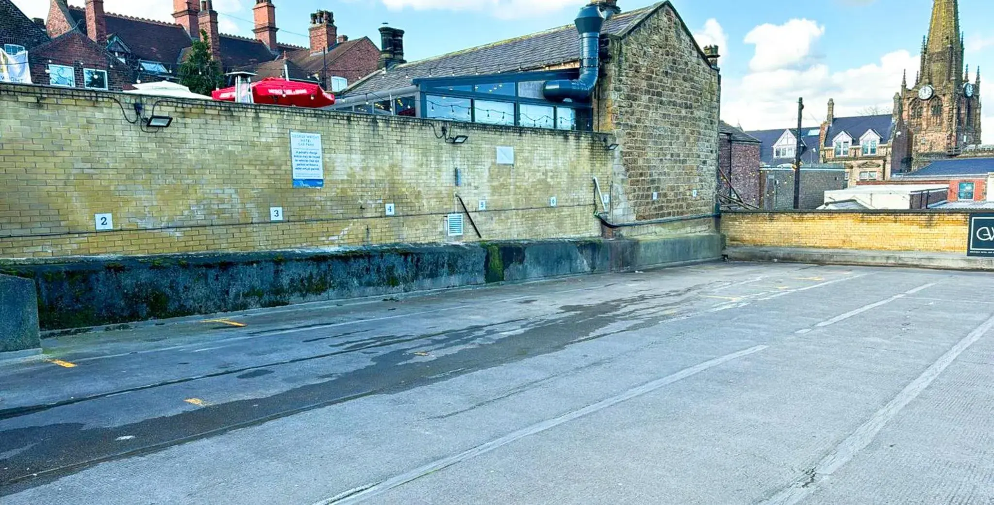 Parking in The George Wright Boutique Hotel, Bar & Restaurant Parking in The George Wright Boutique Hotel, Bar & Restaurant