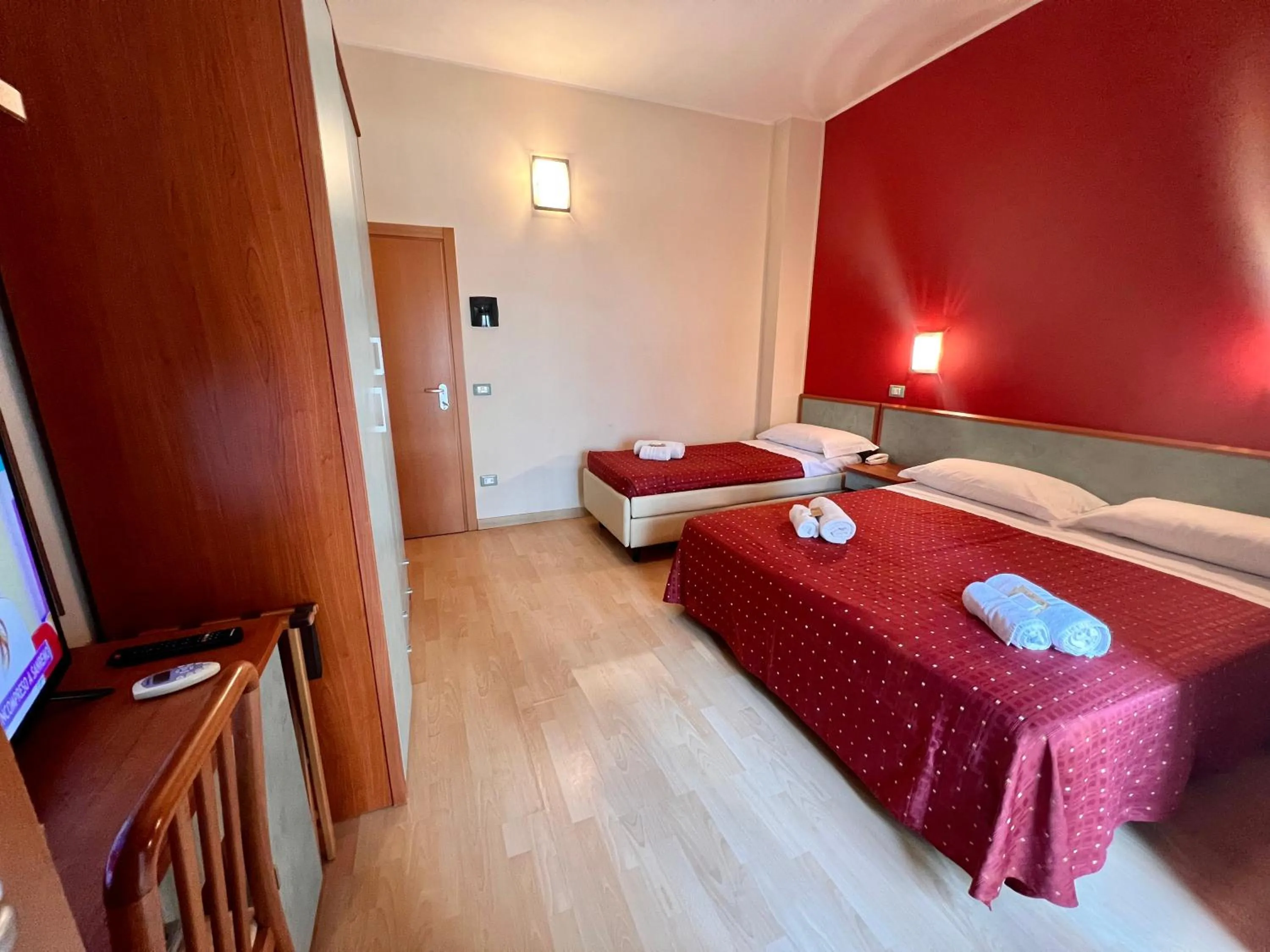 Bed in Hotel Villa Tina