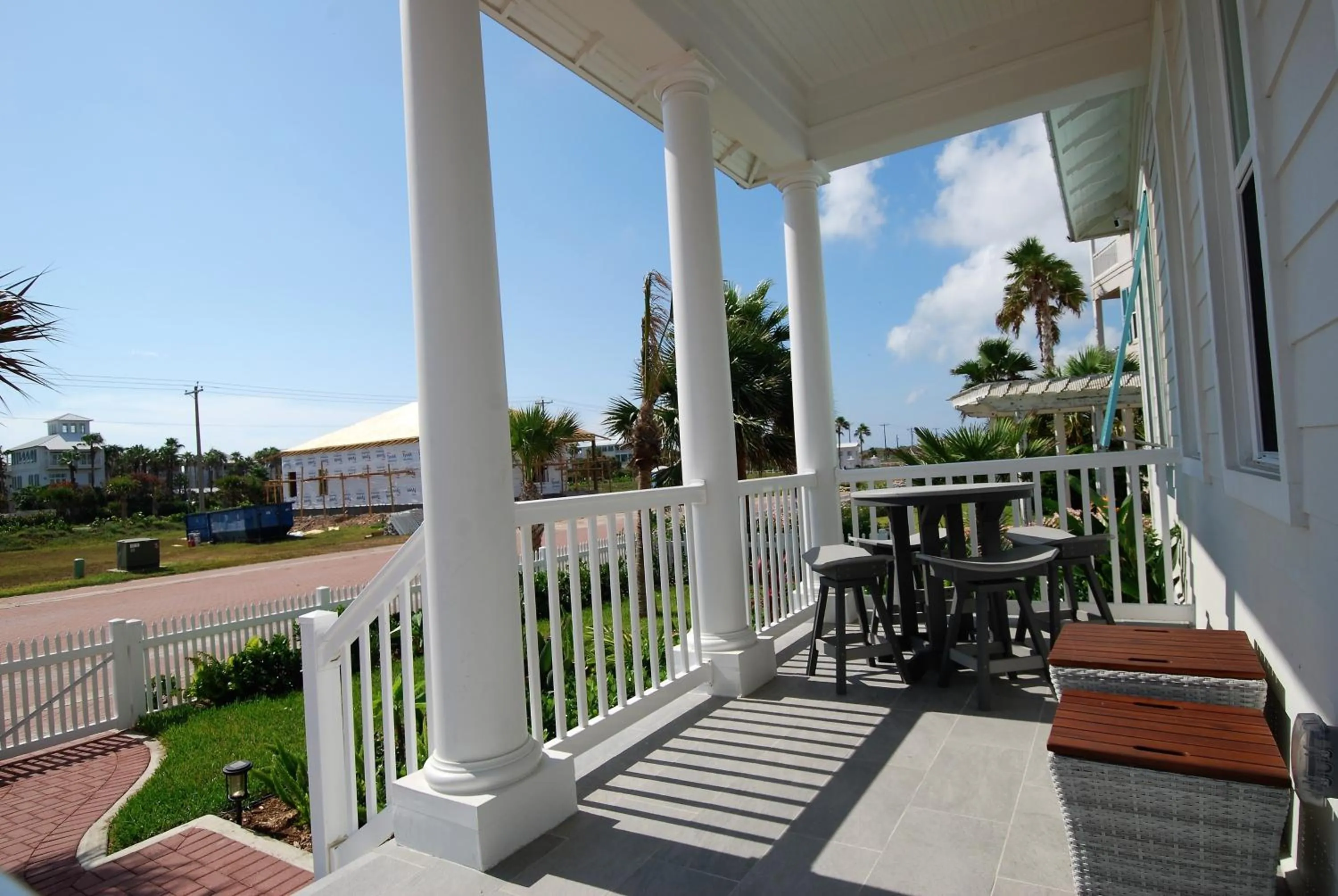 Patio in Seaglass Cottage - Private home at The Shores home