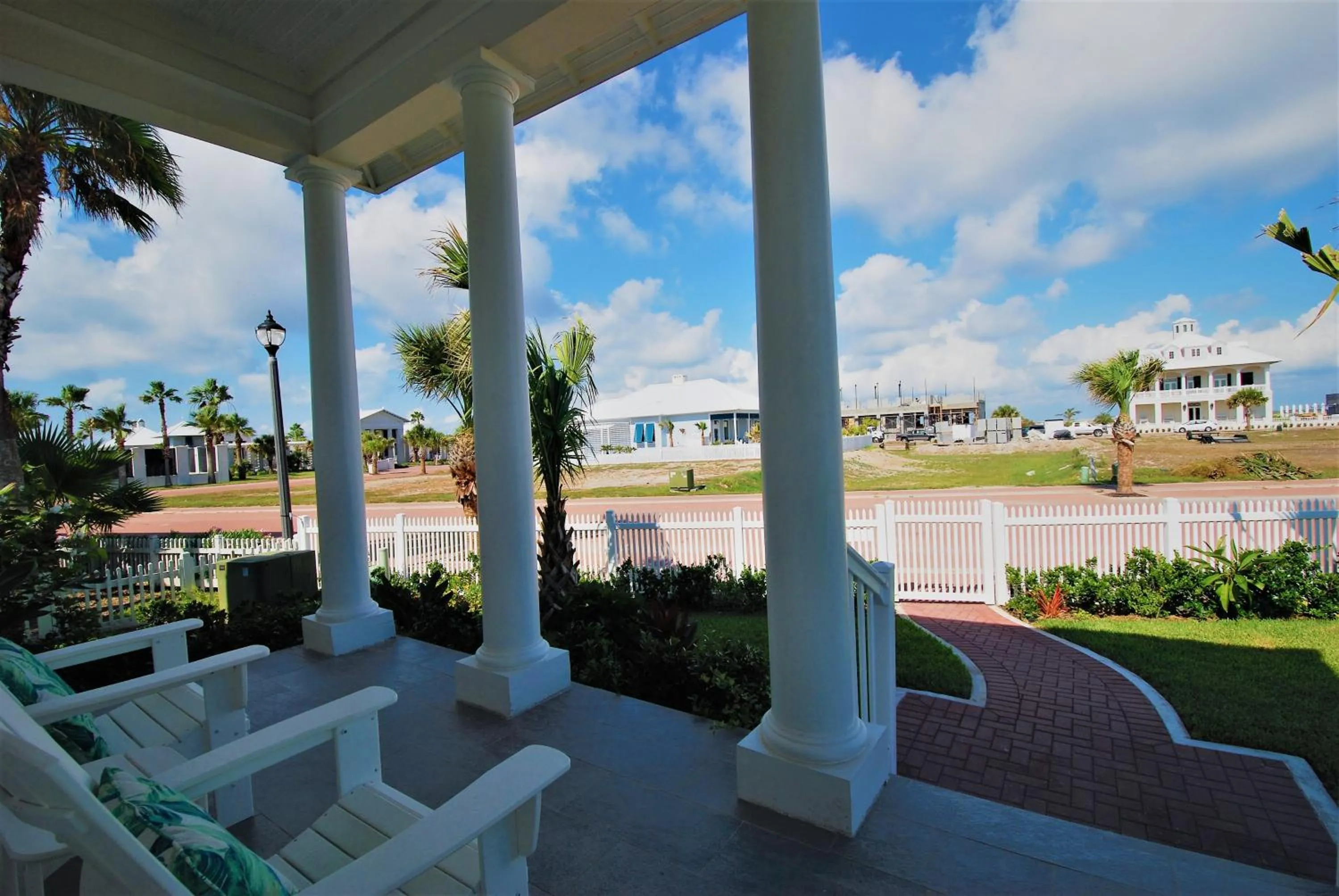 Patio in Seaglass Cottage - Private home at The Shores home