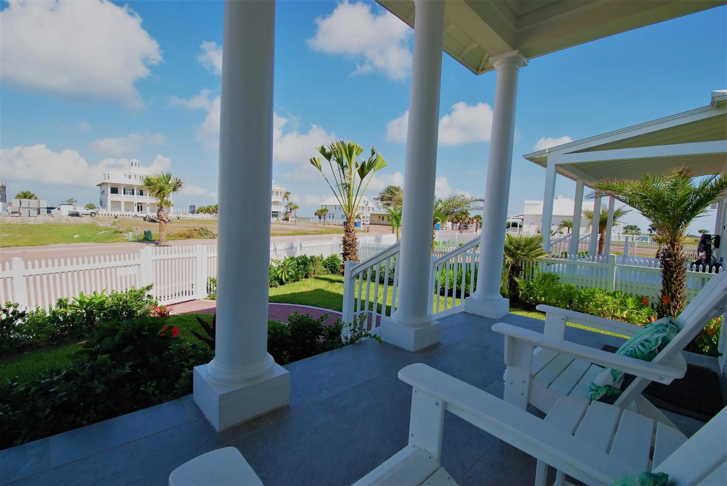 Patio in Seaglass Cottage - Private home at The Shores home
