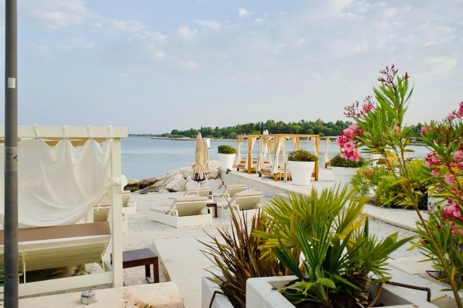 Beach in Penthouse Blue Horizon- a luxury penthouse with infinity pool, hot tub, sauna and sea views!