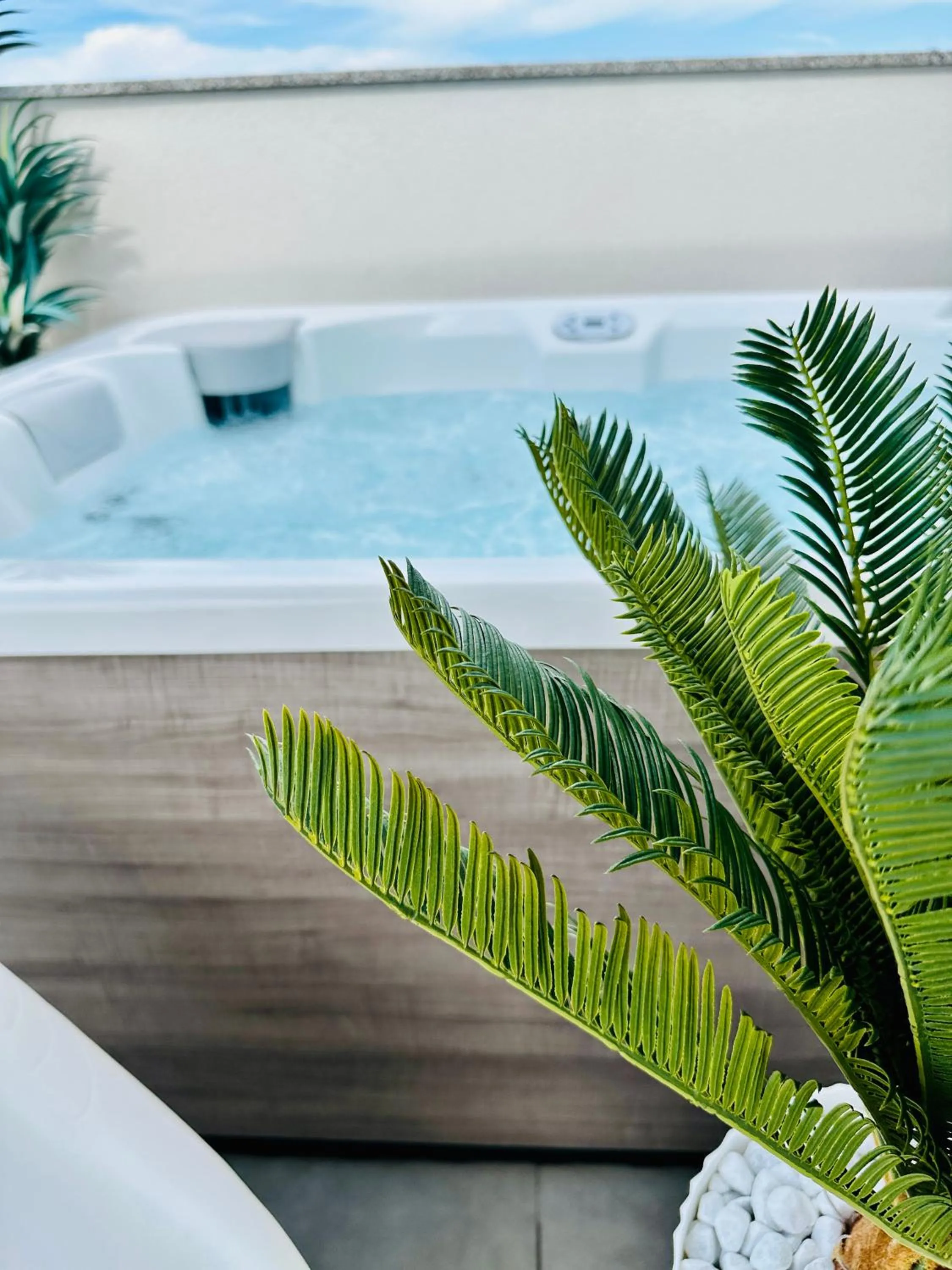 Penthouse Blue Horizon- a luxury penthouse with infinity pool, hot tub, sauna and sea views!