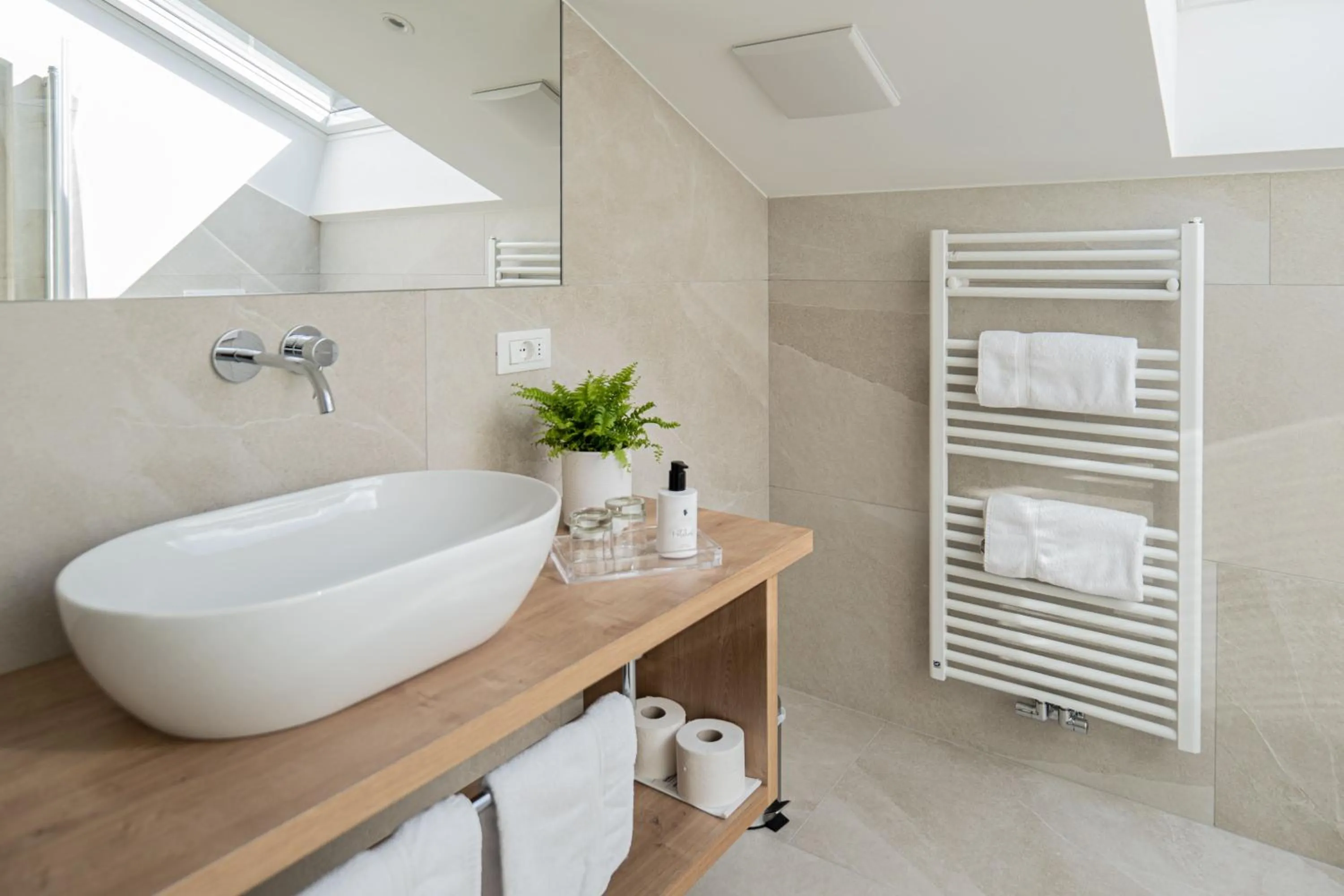 Bathroom in Garni Hotel Am Meilenstein